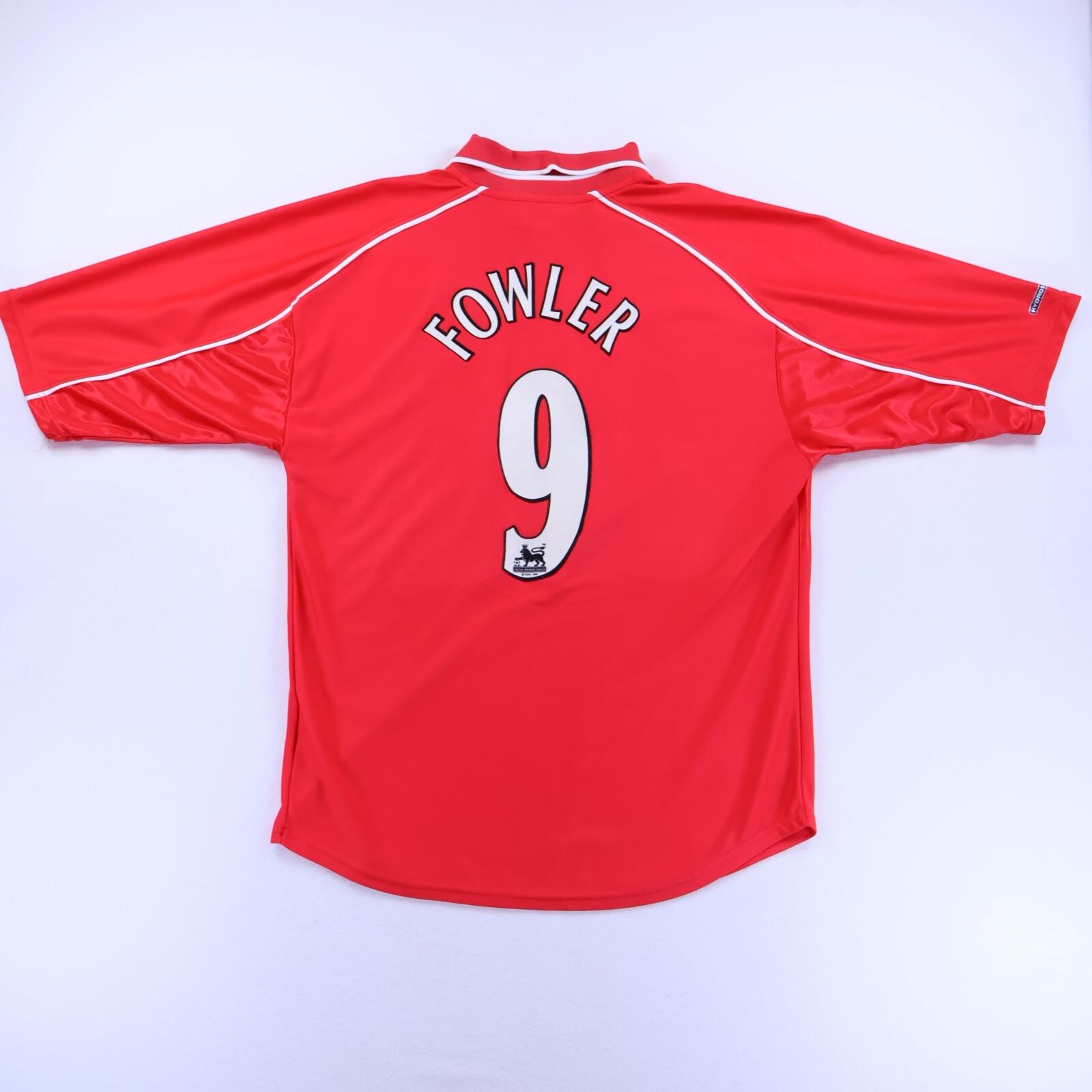 Liverpool F.C Fowler #9 2000/02 Home Shirt - XL