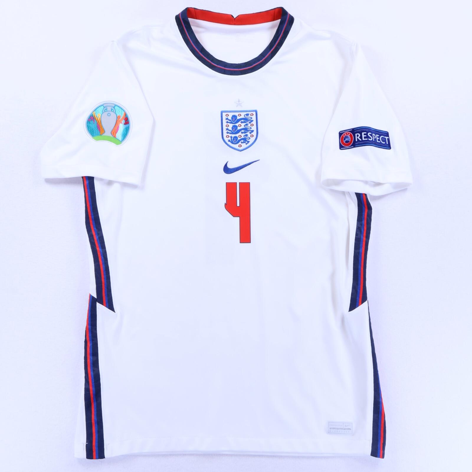 England Rice #4 2020/22 Home Shirt - M