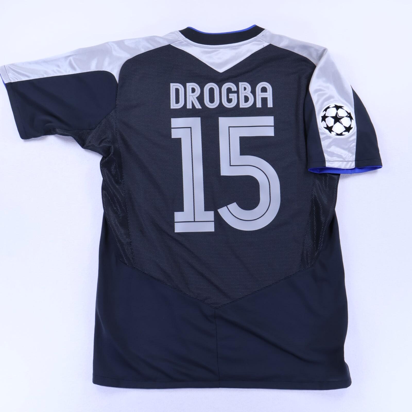 正規品 チェルシー 2004/05 アウェイユニフォーム ドログバ #15 Chelsea Drogba #15 2004/05 Away Shirt - M