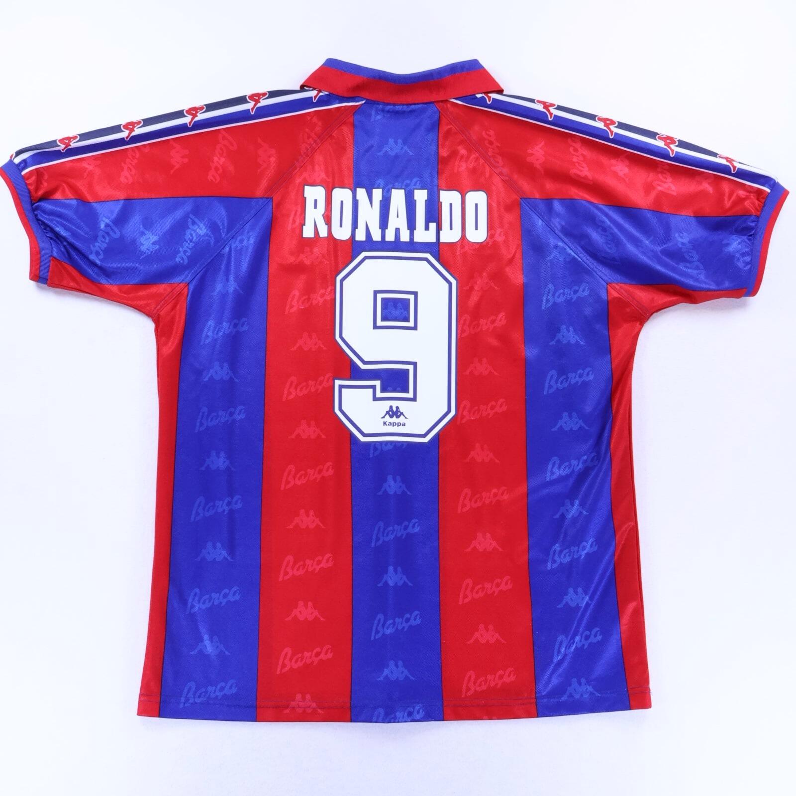 Barcelona Figo #7 1997/98 Home Shirt - M