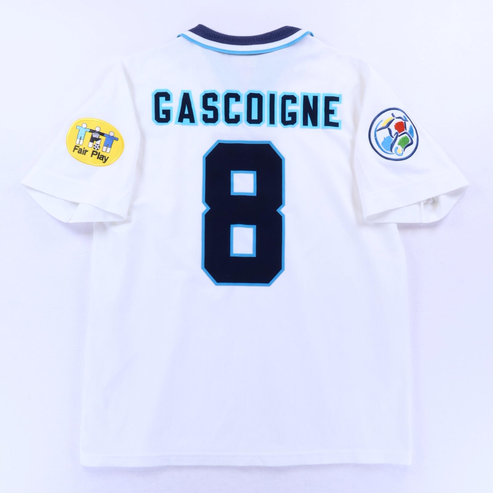 England Gascoigne #8 1995/97 Home Shirt - L