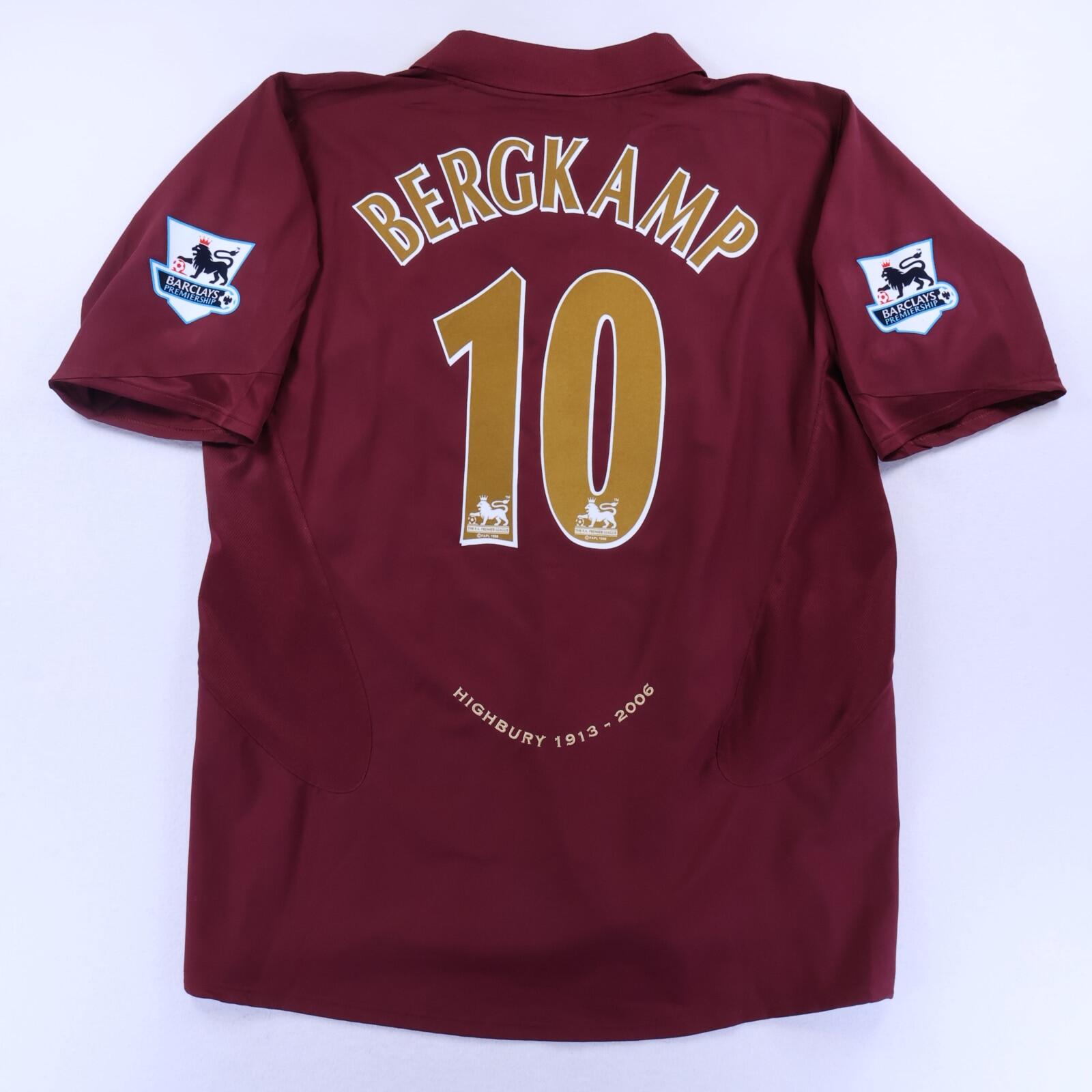 NIKE Arsenal BERGKAMP 10 ユニフォーム Arsenal Bergkamp #10 2005/06 Home Shirt - XXL