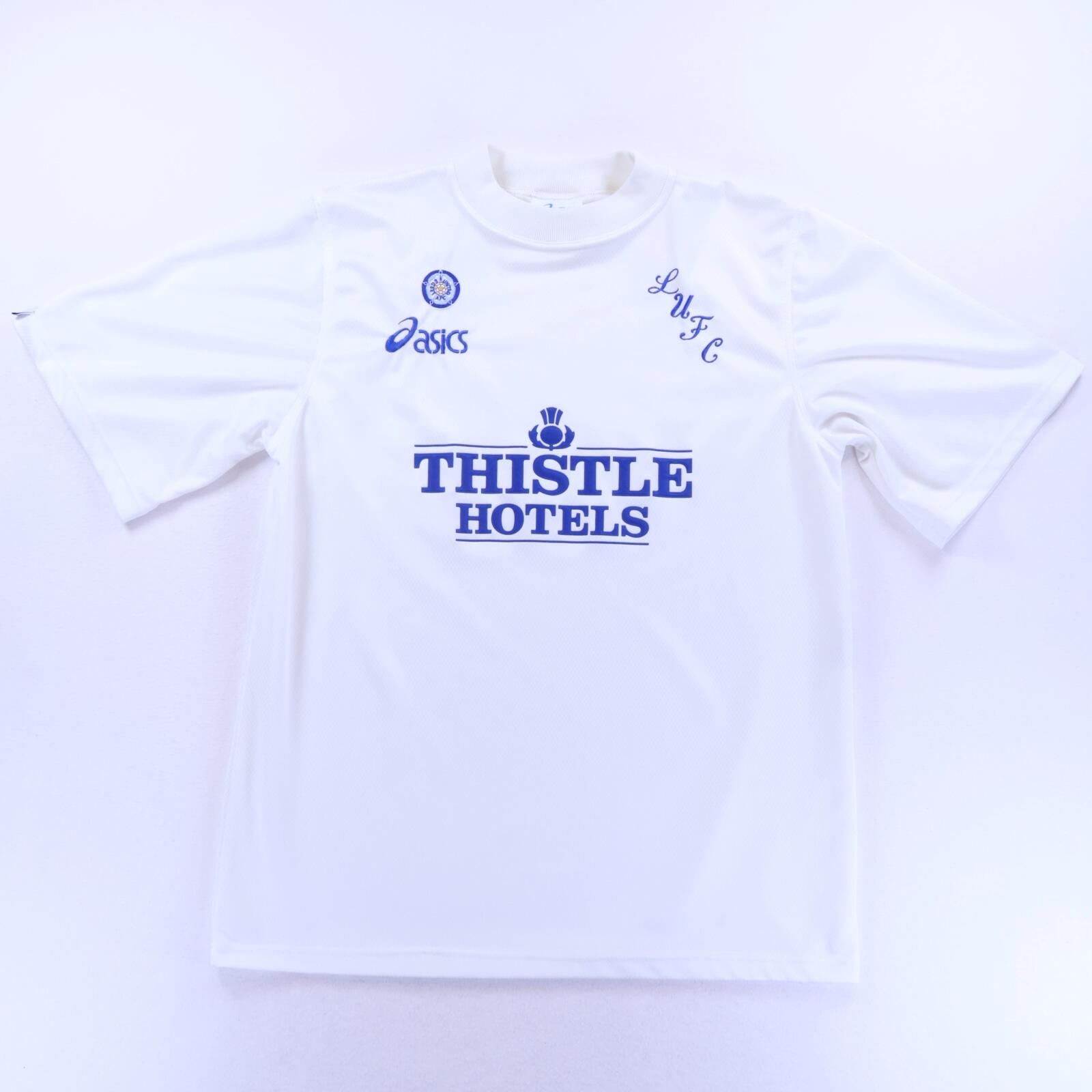 Leeds United 1995/96 Home Shirt - L- FRONT
