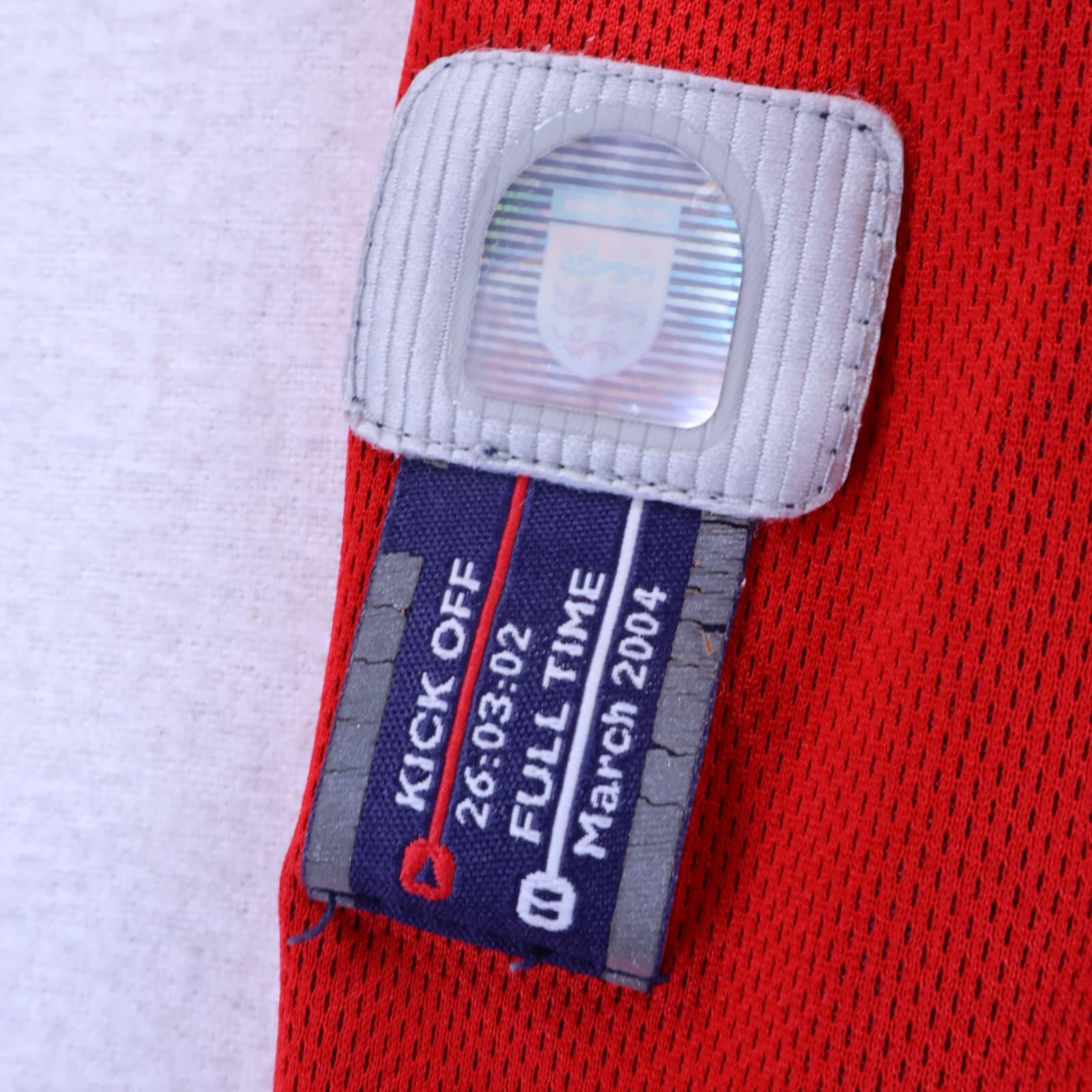 England Beckham #7 2002/04 Away Shirt - Reversible - M