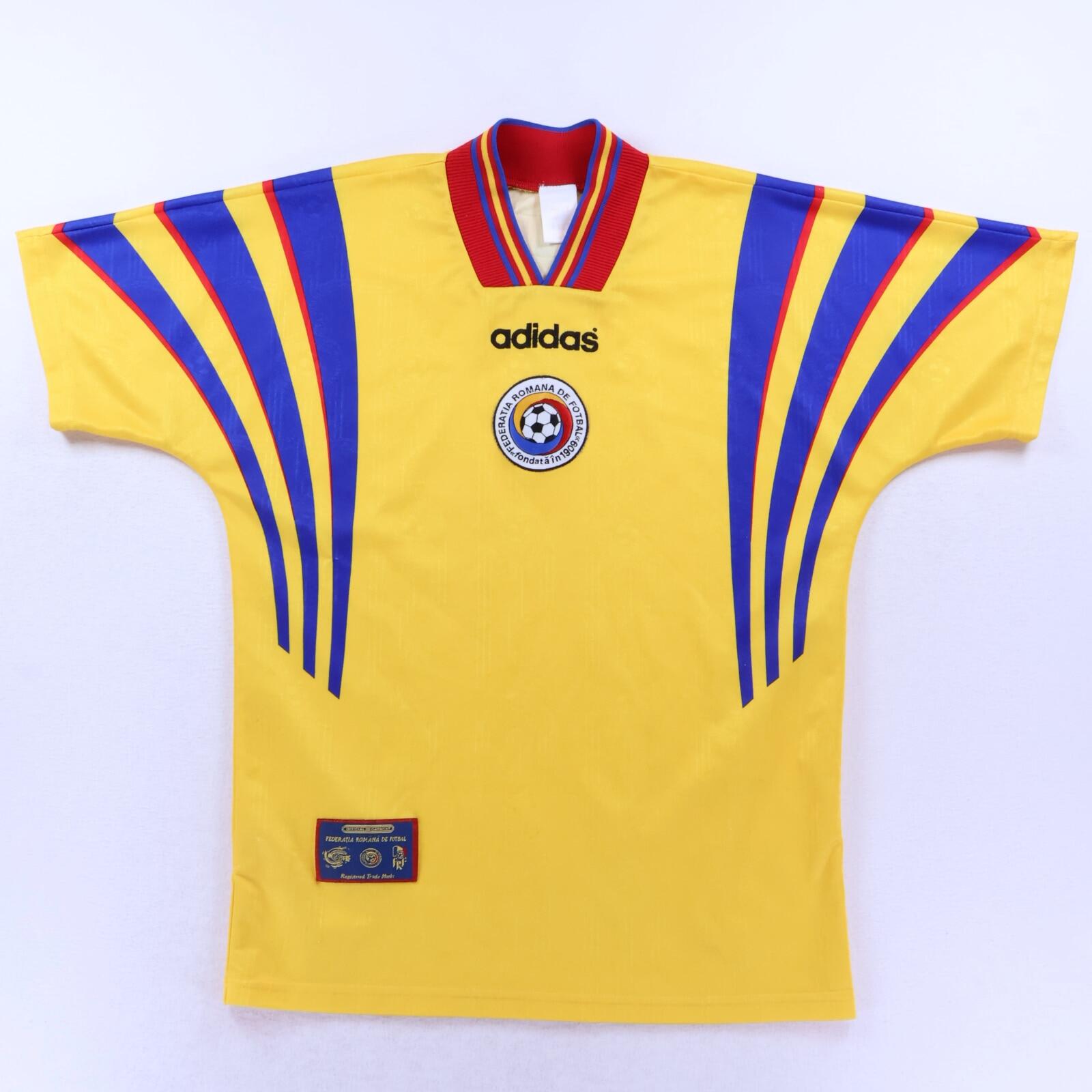 Romania 1996/98 Home Shirt - M- FRONT