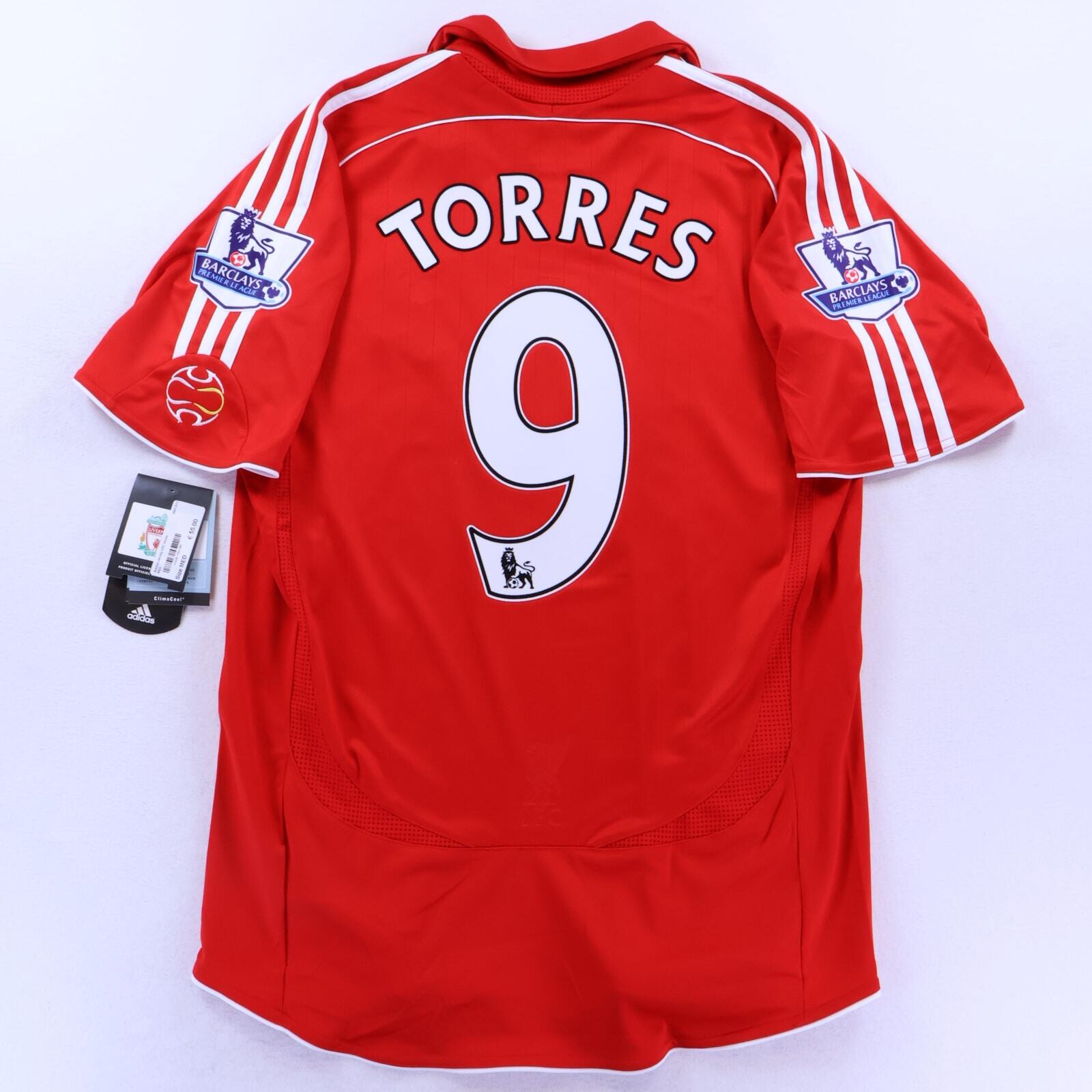 NWT* Liverpool F.C Torres #9 2006/08 Home Shirt - M