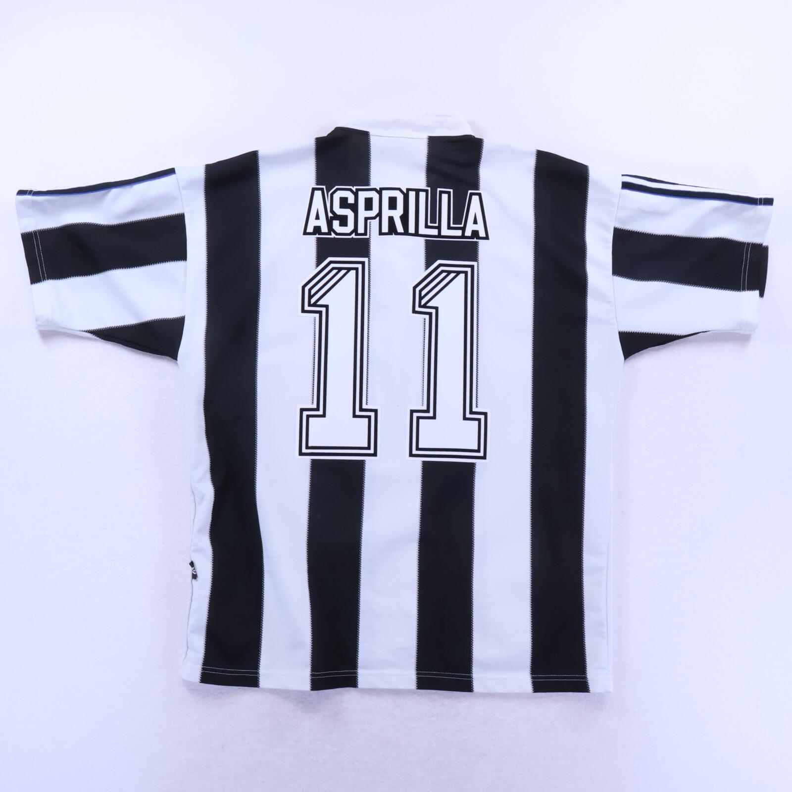 Newcastle United Asprilla #11 1995/97 Home Shirt - L