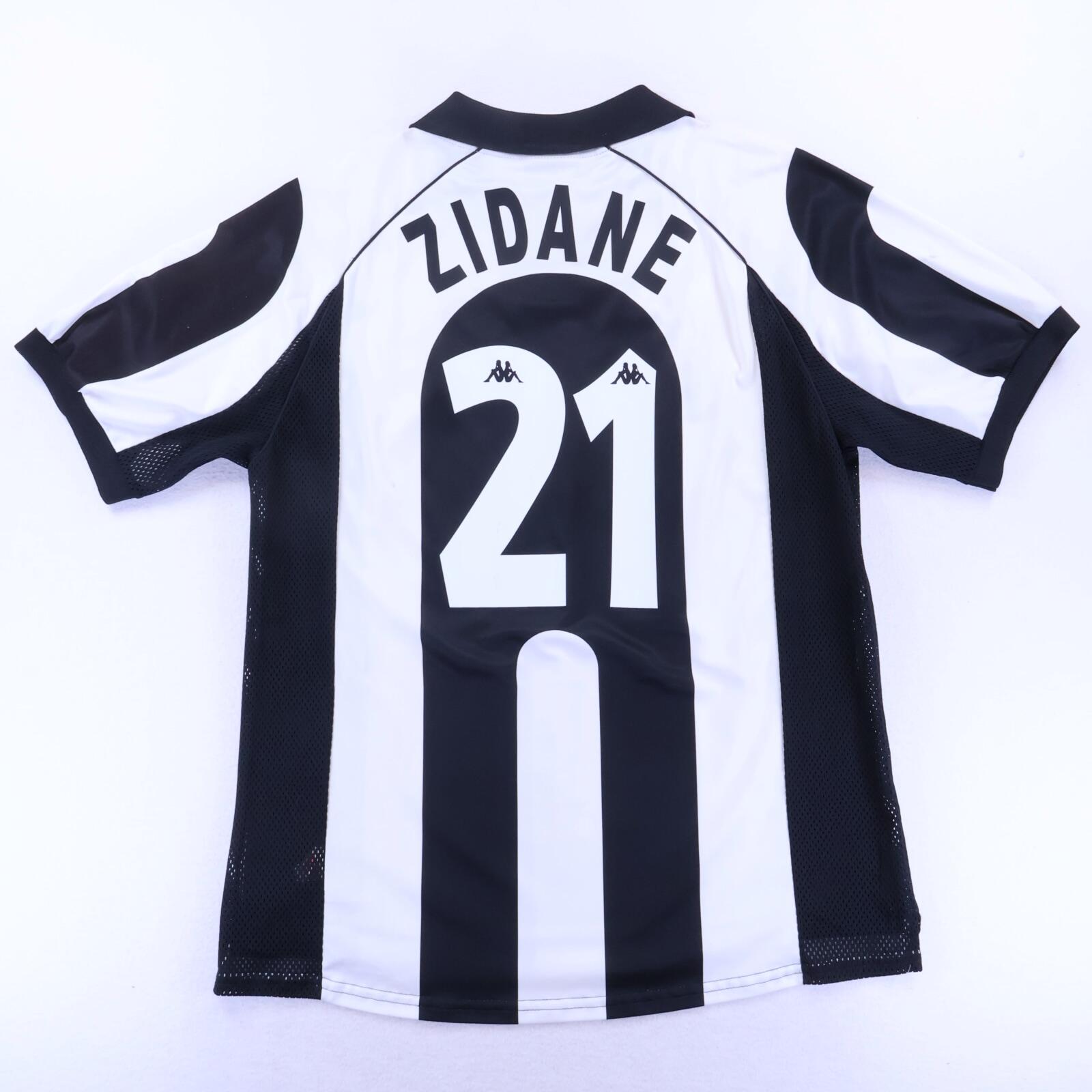 Juventus Zidane #21 1997/98 Home Shirt - XL