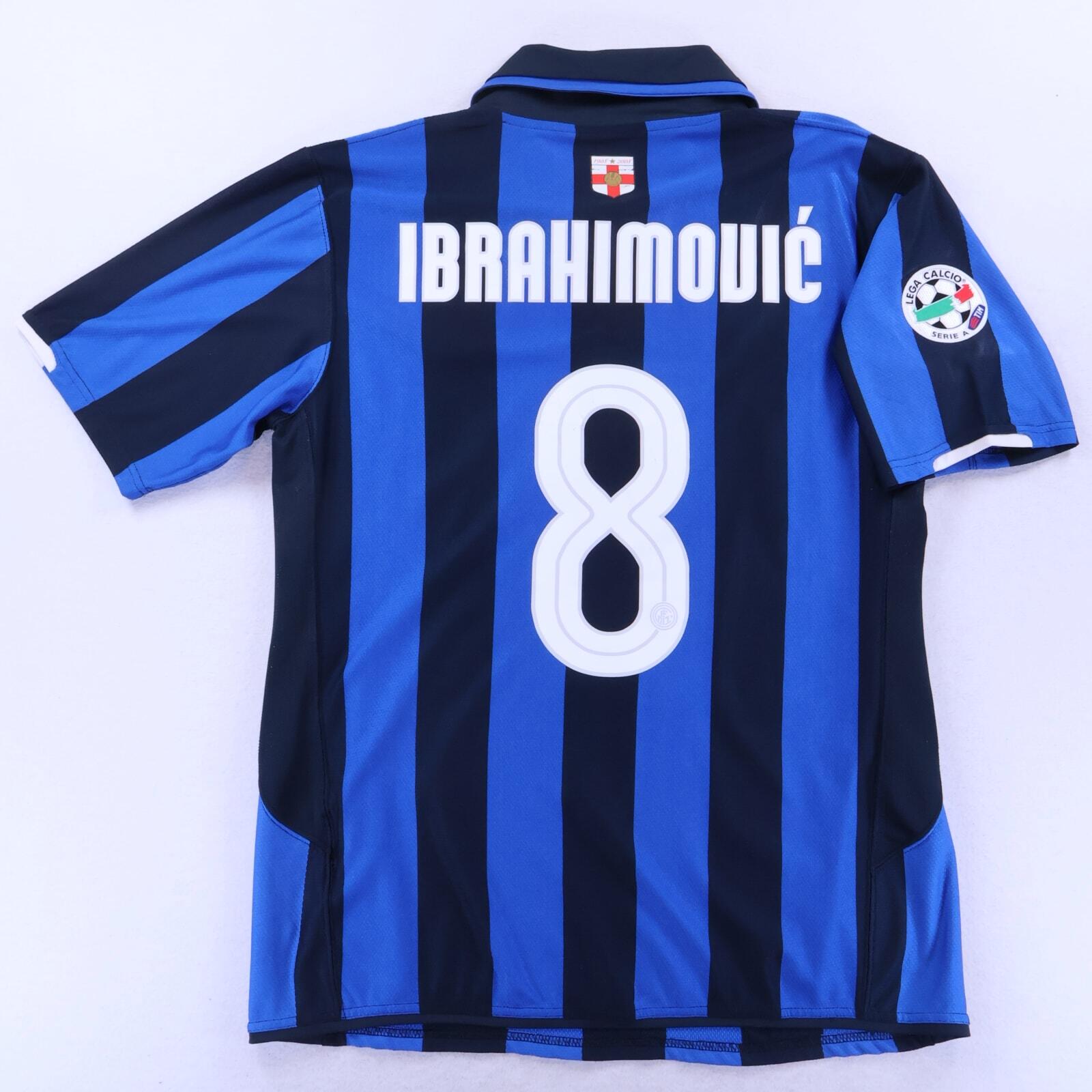 Inter Milan Ibrahimović #8 2008 Home Shirt - L