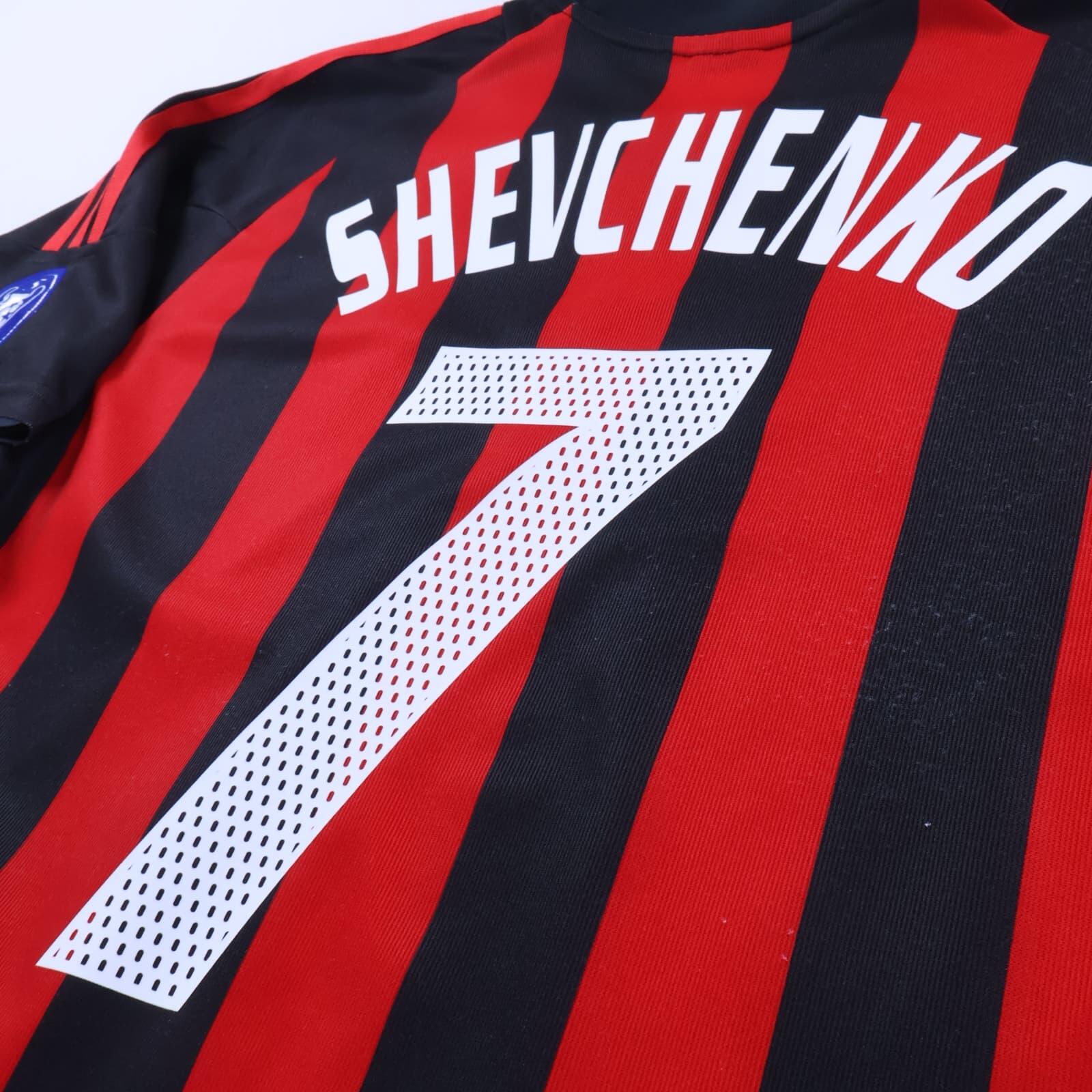 Ac Milan Shevchenko #7 2002/03 Home Shirt - M
