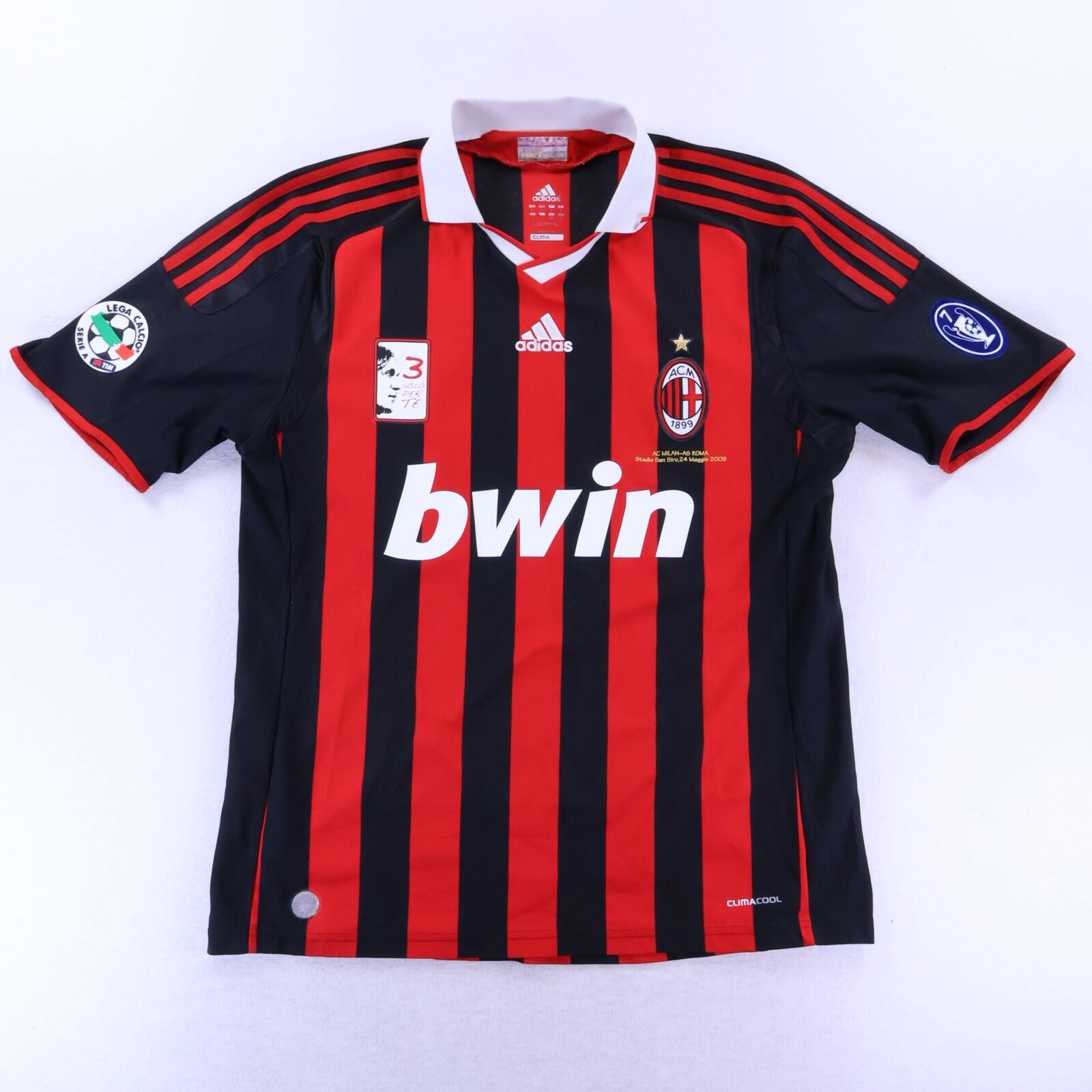 Ac Milan Maldini #3 2009 Home Shirt - L