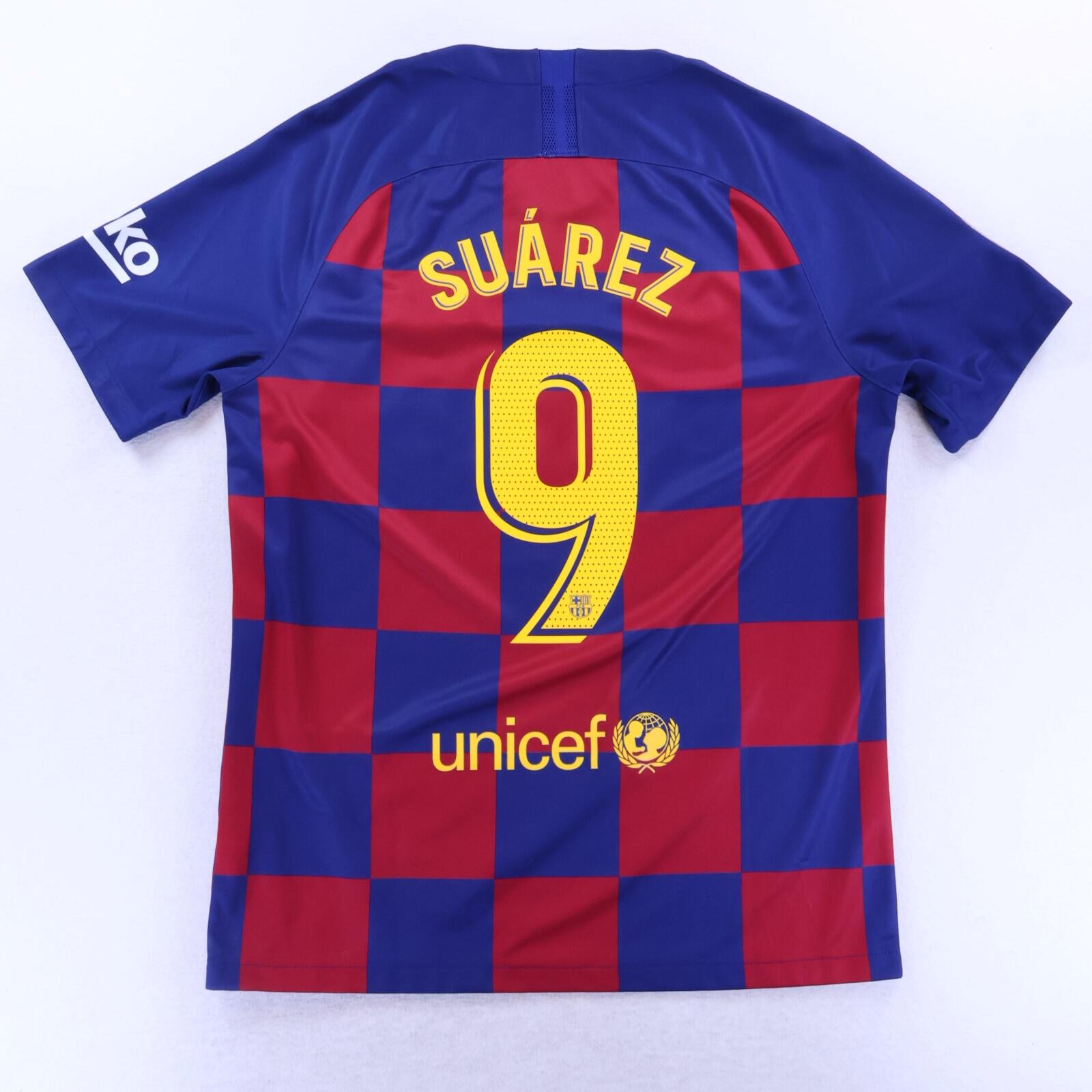 *MINT* Barcelona Suarez 2010/20 Home Shirt - L