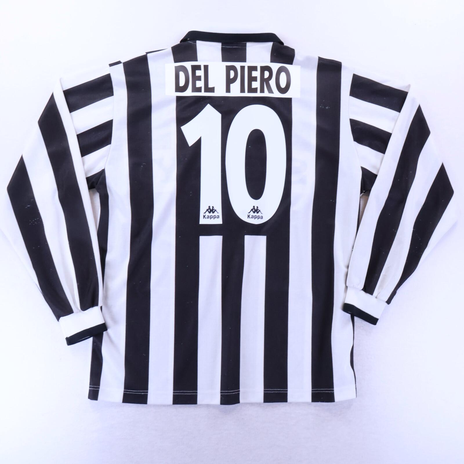 Juventus Del Piero #10 1995/97 Home Shirt - L