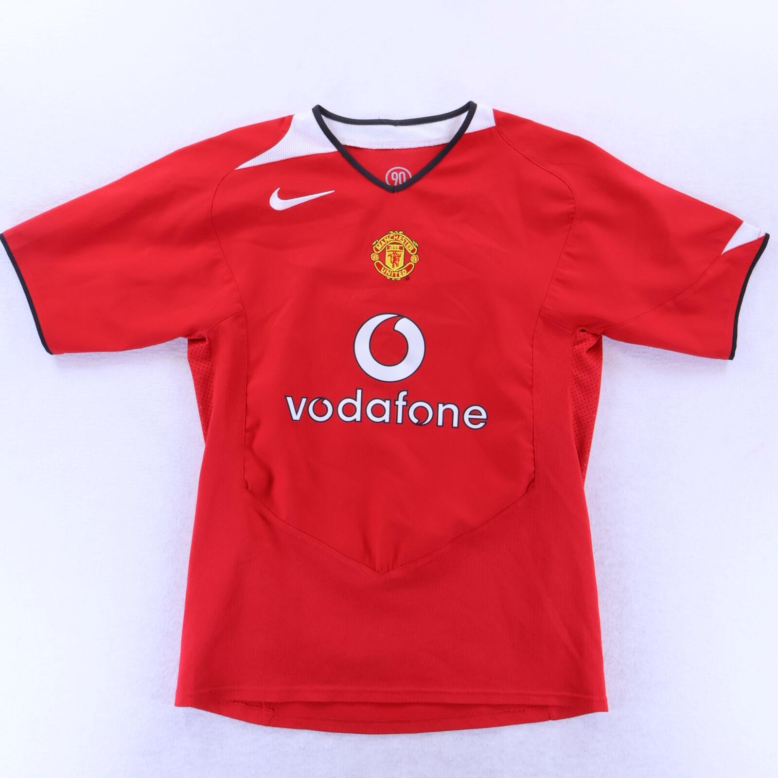Manchester United 2004/06 Home Shirt - YOUTH - L