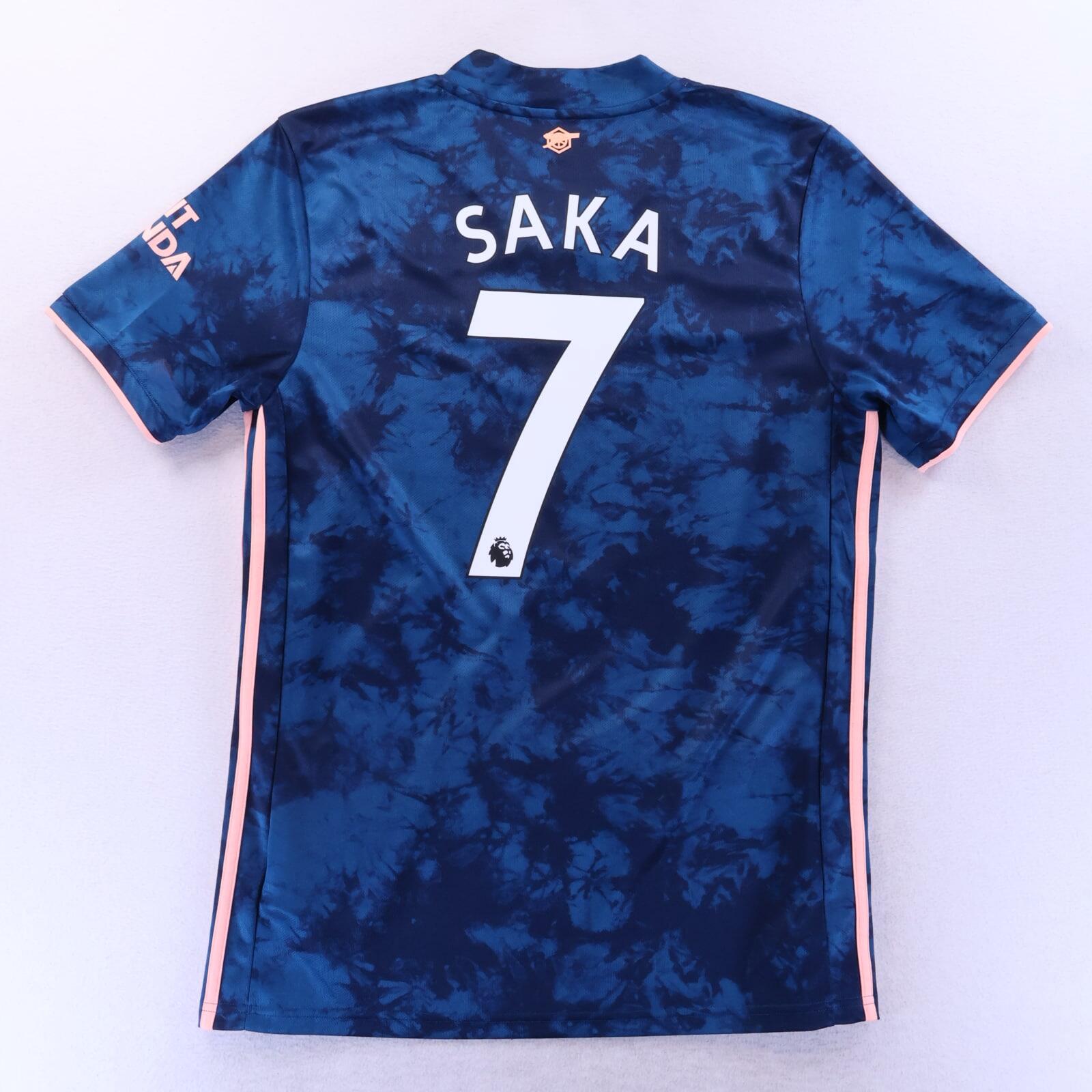 Arsenal Saka #7 2020/21 Third Shirt - M