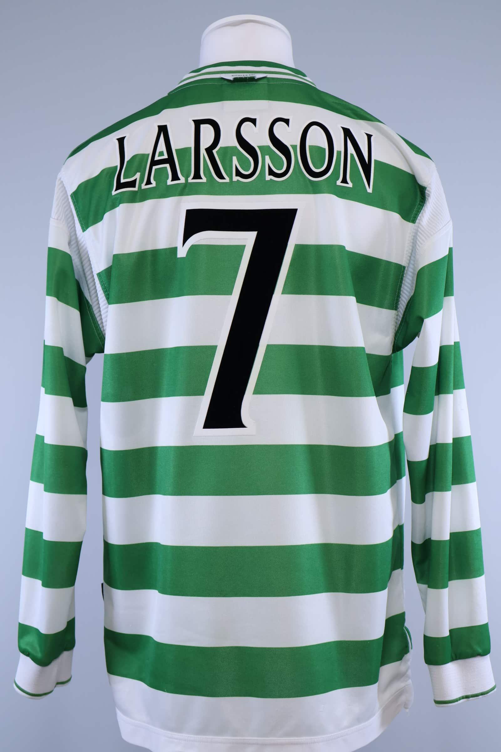 1999/01 - CELTIC F.C - LARSSON - #7 - HOME SHIRT - L
