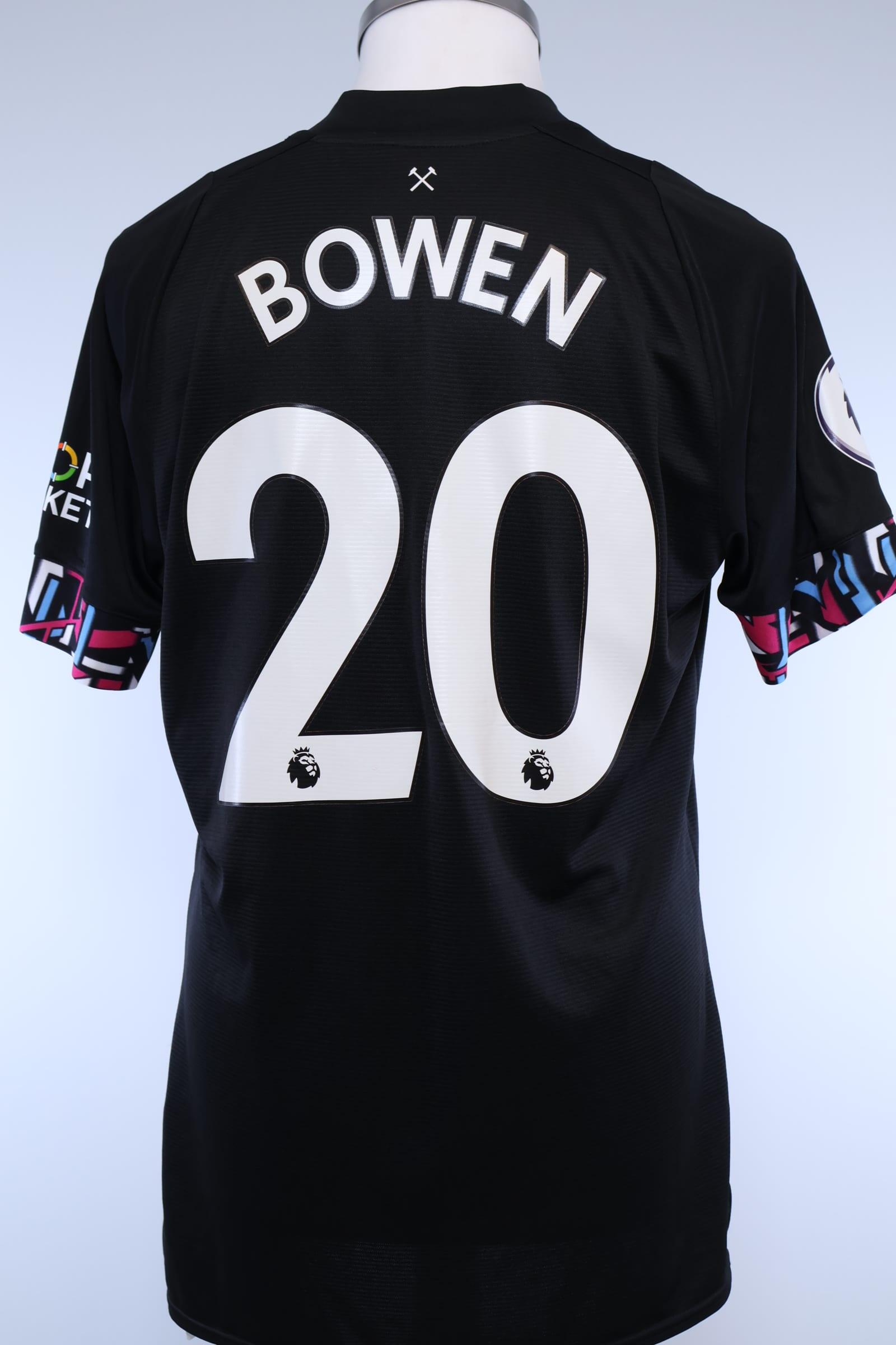 ウェストハムユナイテッド 22-23 アウェイ　ユニフォーム　ボーウェン 2022/23 - WEST HAM UNITED - BOWEN - #20 - AWAY SHIRT - M