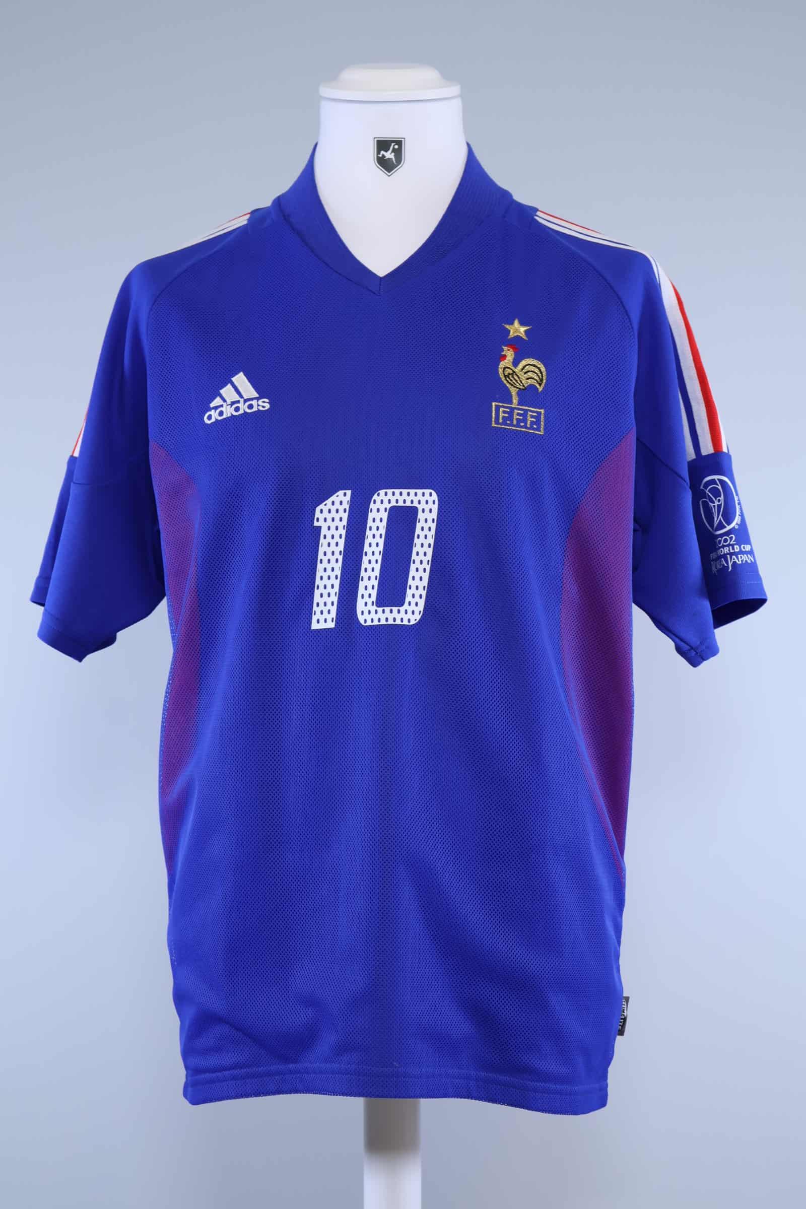 2002/04 - FRANCE - ZIDANE - #10 - HOME SHIRT - M