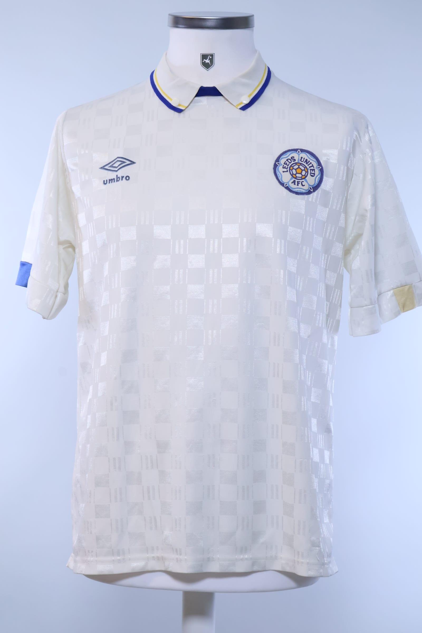 Leeds United 1988/91 Home Shirt - SAuthentic Original Football Shirt