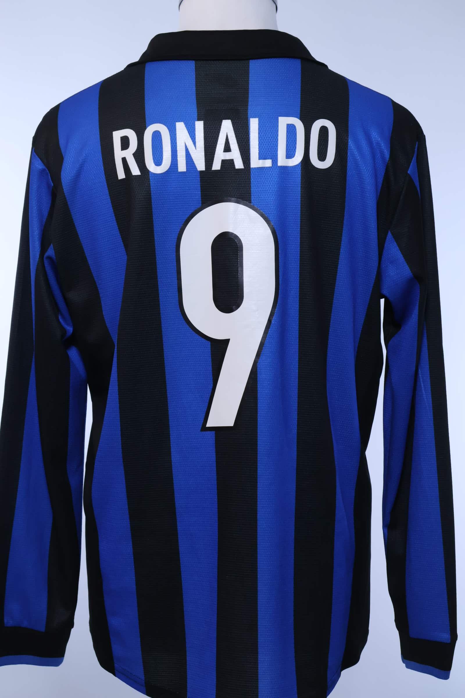 1998/99 - INTER MILAN - RONALDO - #9 - HOME SHIRT - L