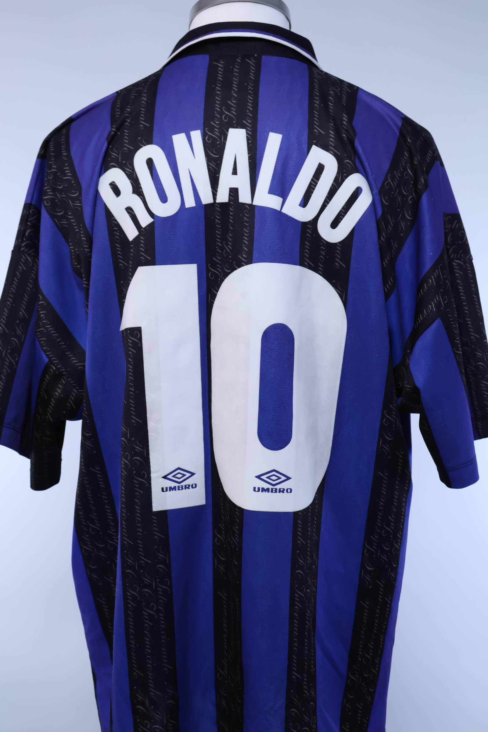 1996/97 - INTER MILAN - RONALDO - #10 - HOME SHIRT - L