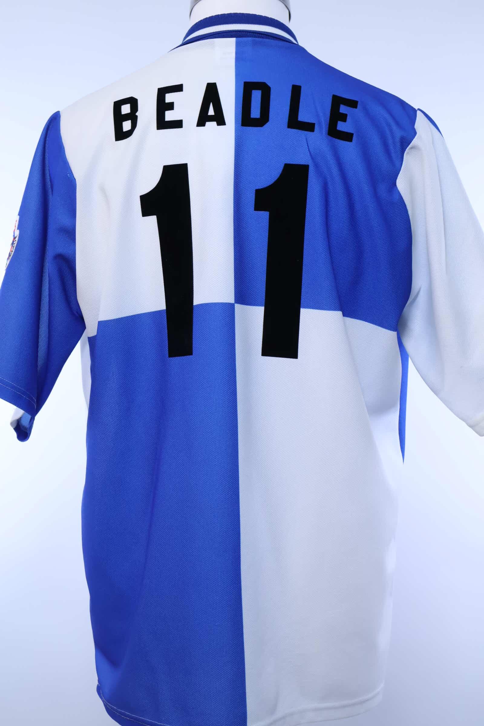 Bristol Rovers 1995/96 B Eadle #11 Home Shirt - MAuthentic Original Football Shirt