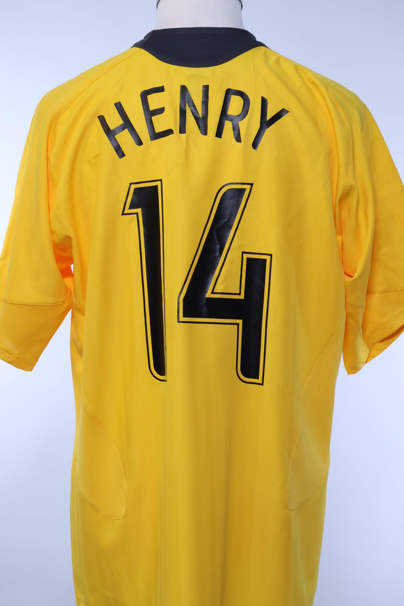Arsenal 2006/07 Henry #14 Away Shirt - L
