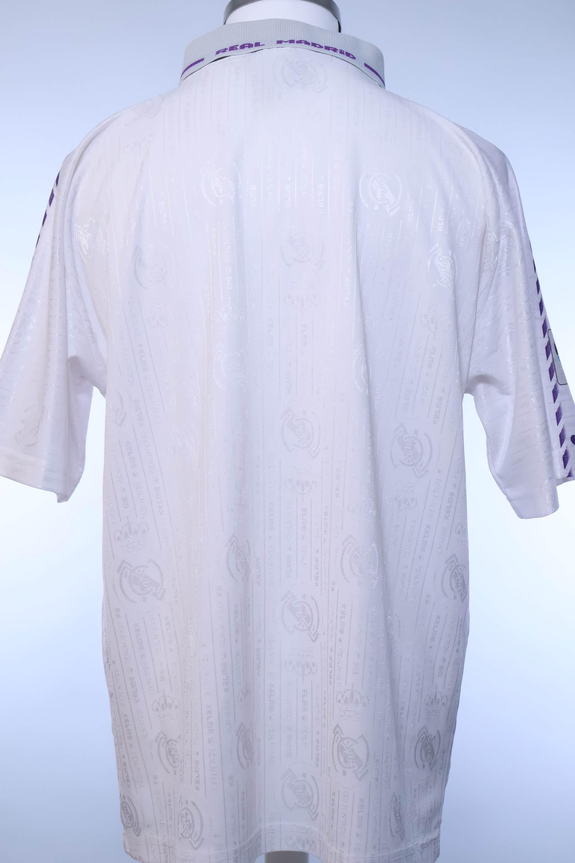 Kelme Real Madrid [ Gr. 164] 1996/1997 Accueil Jersey Maillot Blanc [77