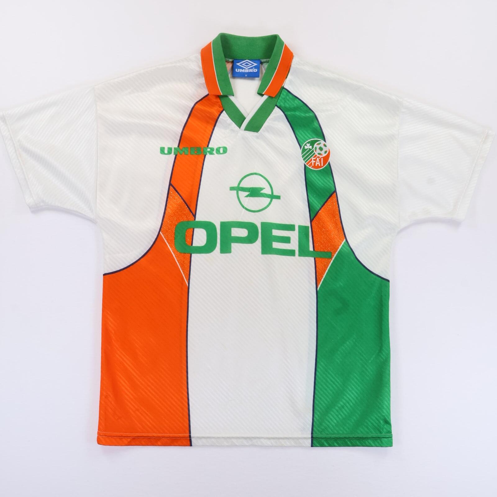 Republic Of Ireland 1994/96 Away Shirt - M- FRONT
