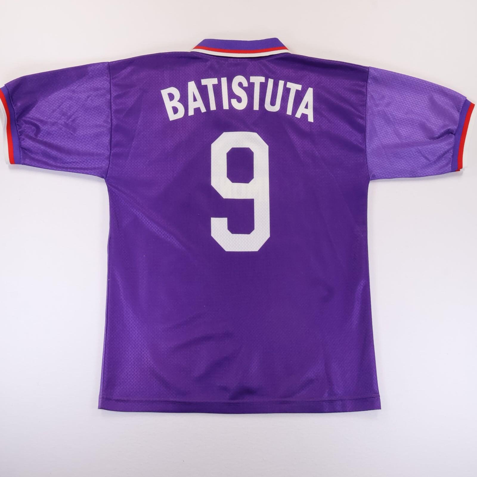 Fiorentina Batistuta #9 1995/96 Home Shirt - M