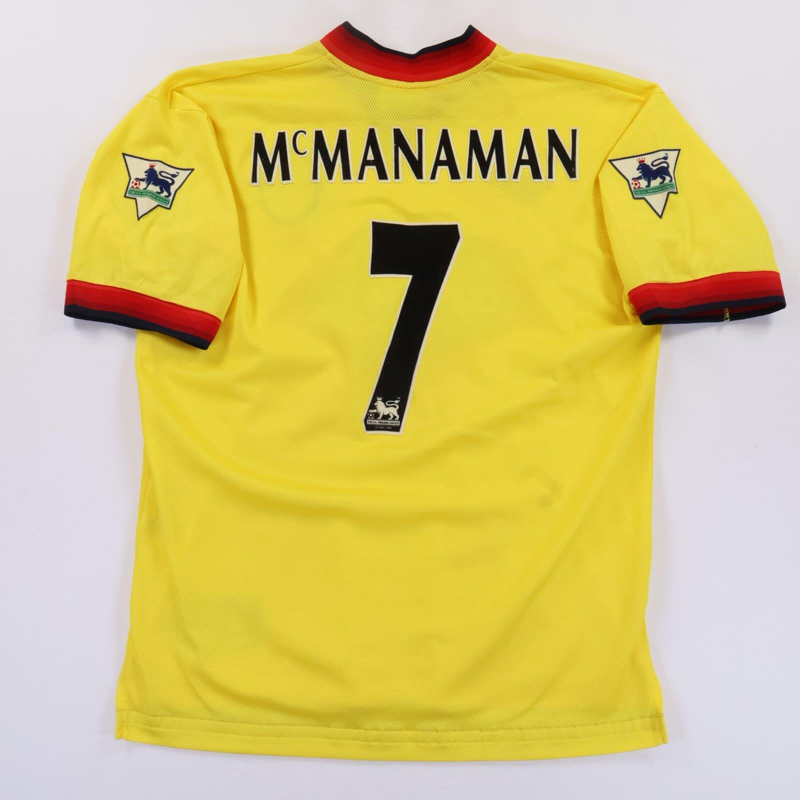 Liverpool F.C Mcmanaman #7 1997/99 Away Shirt - L- FRONT
