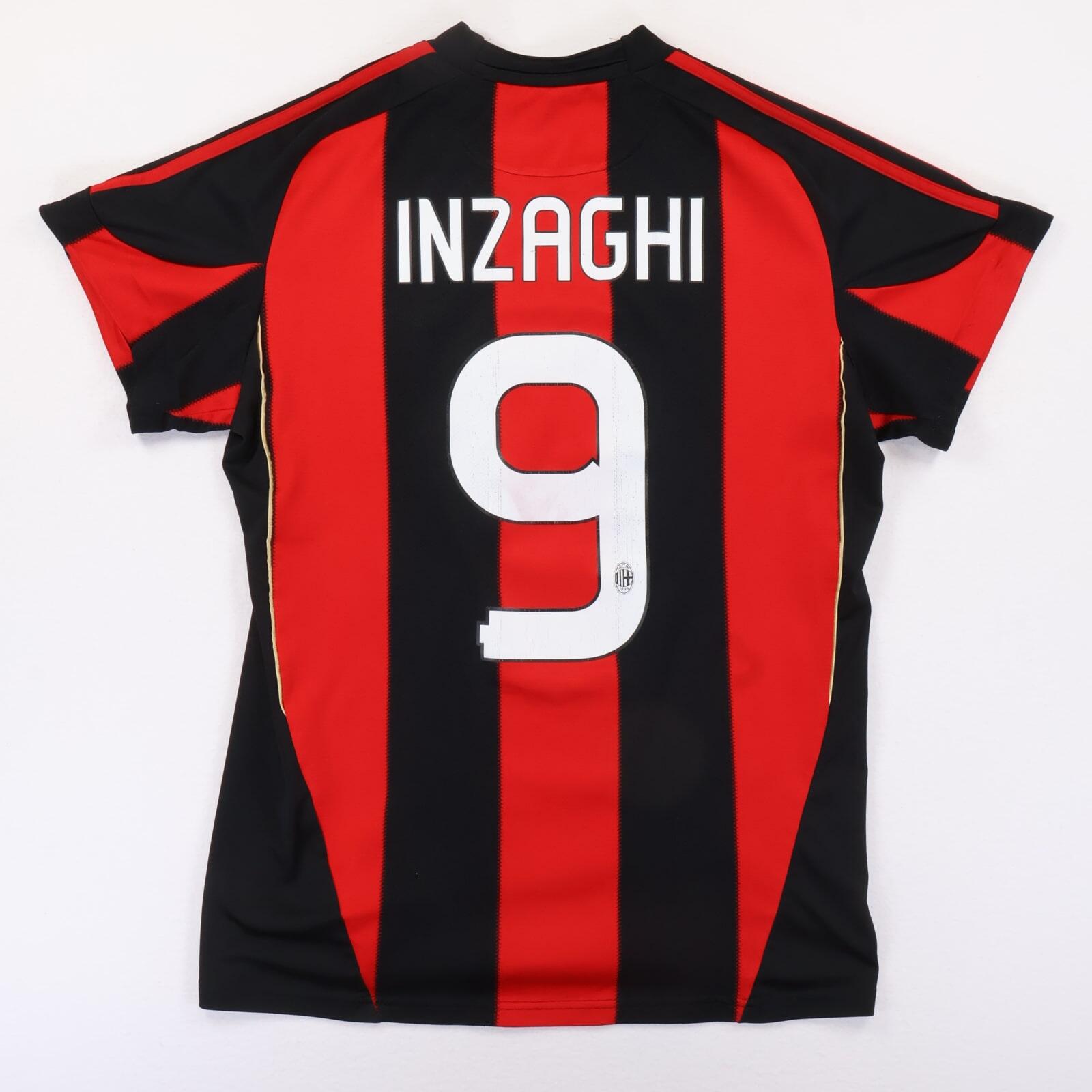 Ac Milan Inzaghi #9 2010/11 Home Shirt - M