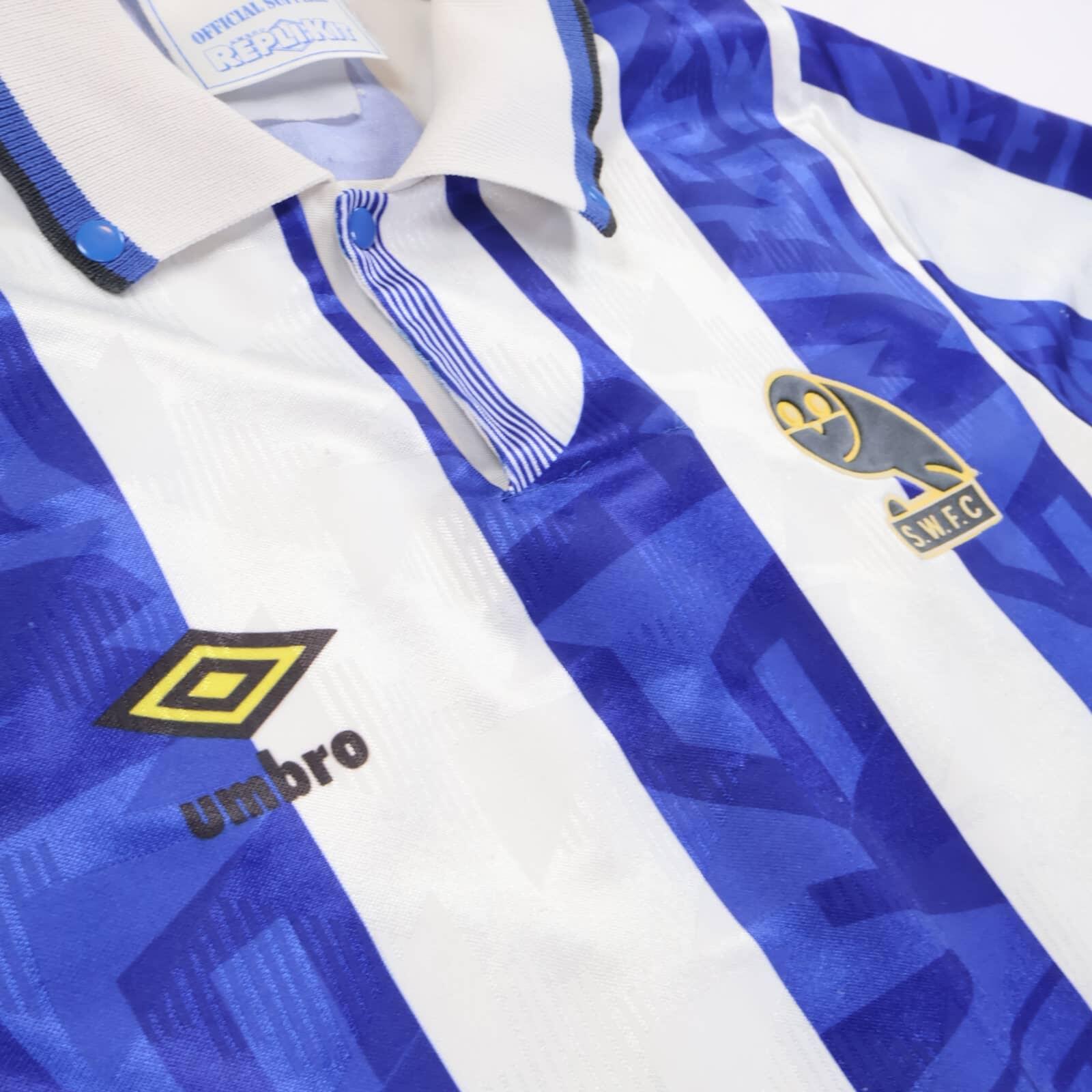 Sheffield Wednesday 1991/92 Home Shirt - S