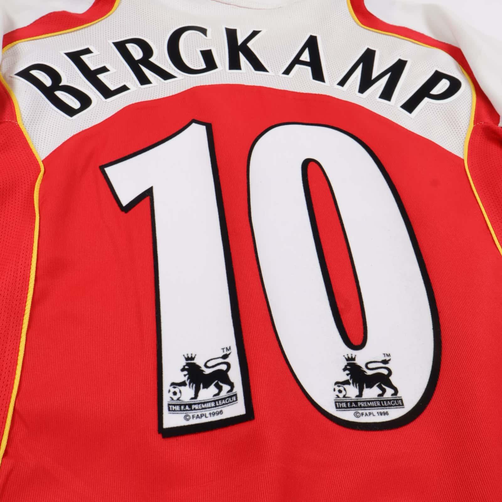 Arsenal Bergkamp #10 2004/05 Home Shirt - M