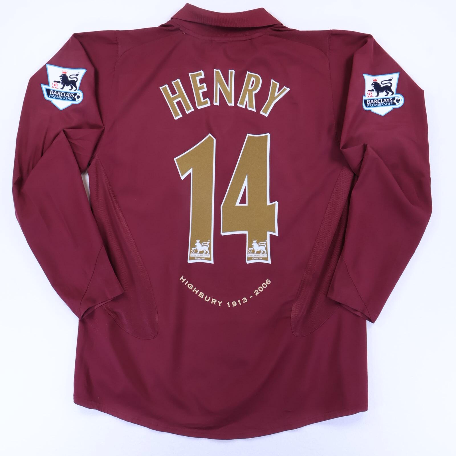 Arsenal Henry #14 2005/06 Home Shirt - XL