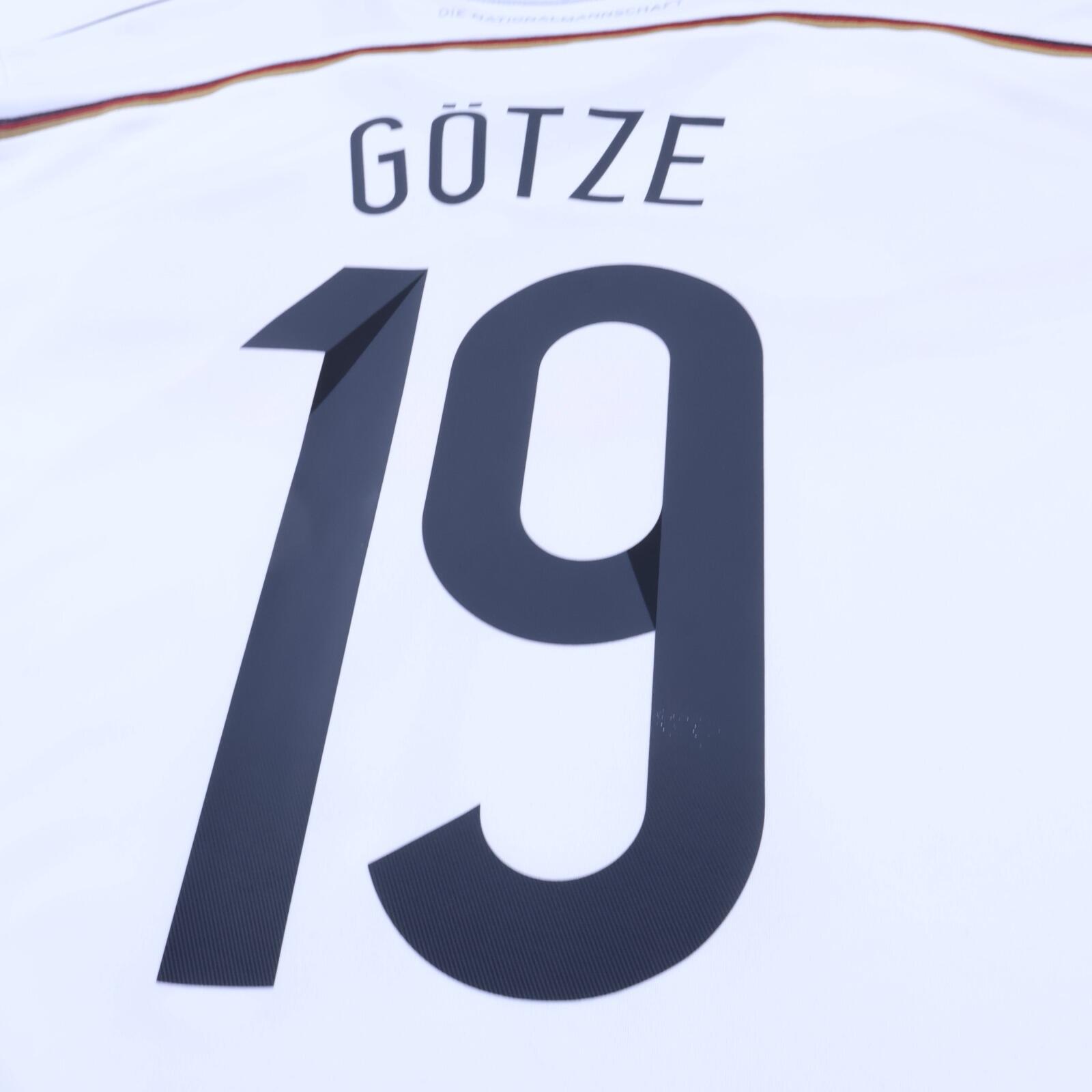 Germany 2014/15 Gotze #19 Home Shirt - XL