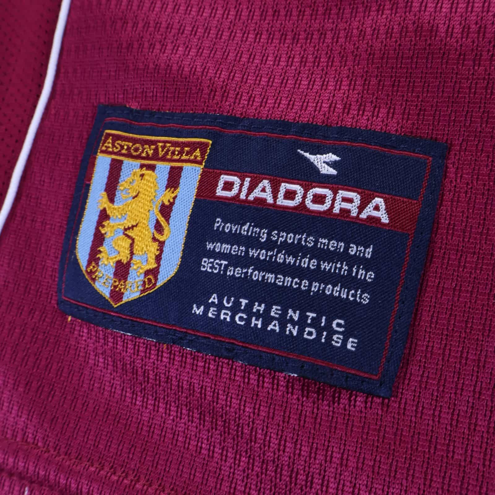 Aston Villa Ginola #14 2000/01 Home Shirt - L