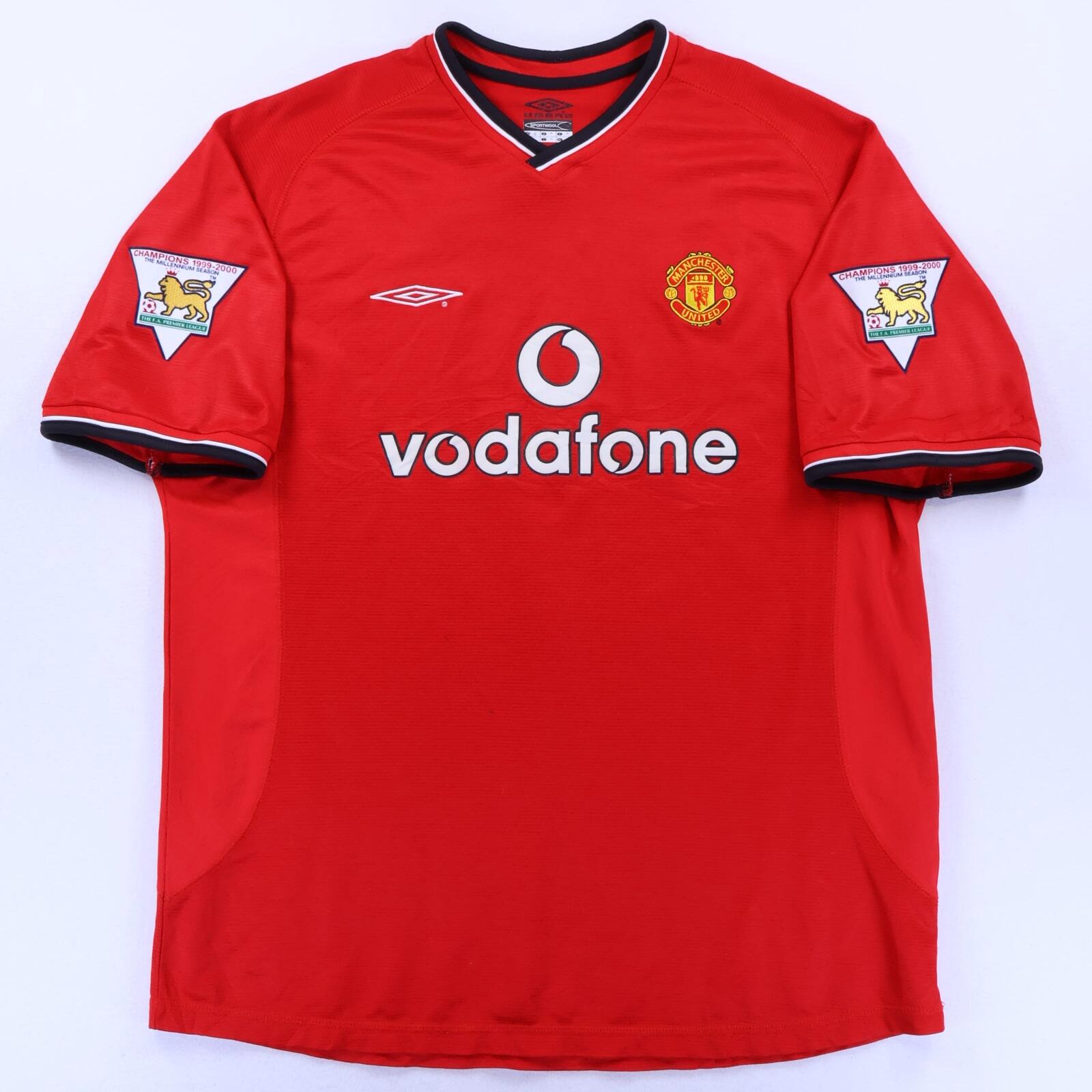 Manchester United Beckham #7 2000/02 Home Shirt - XL