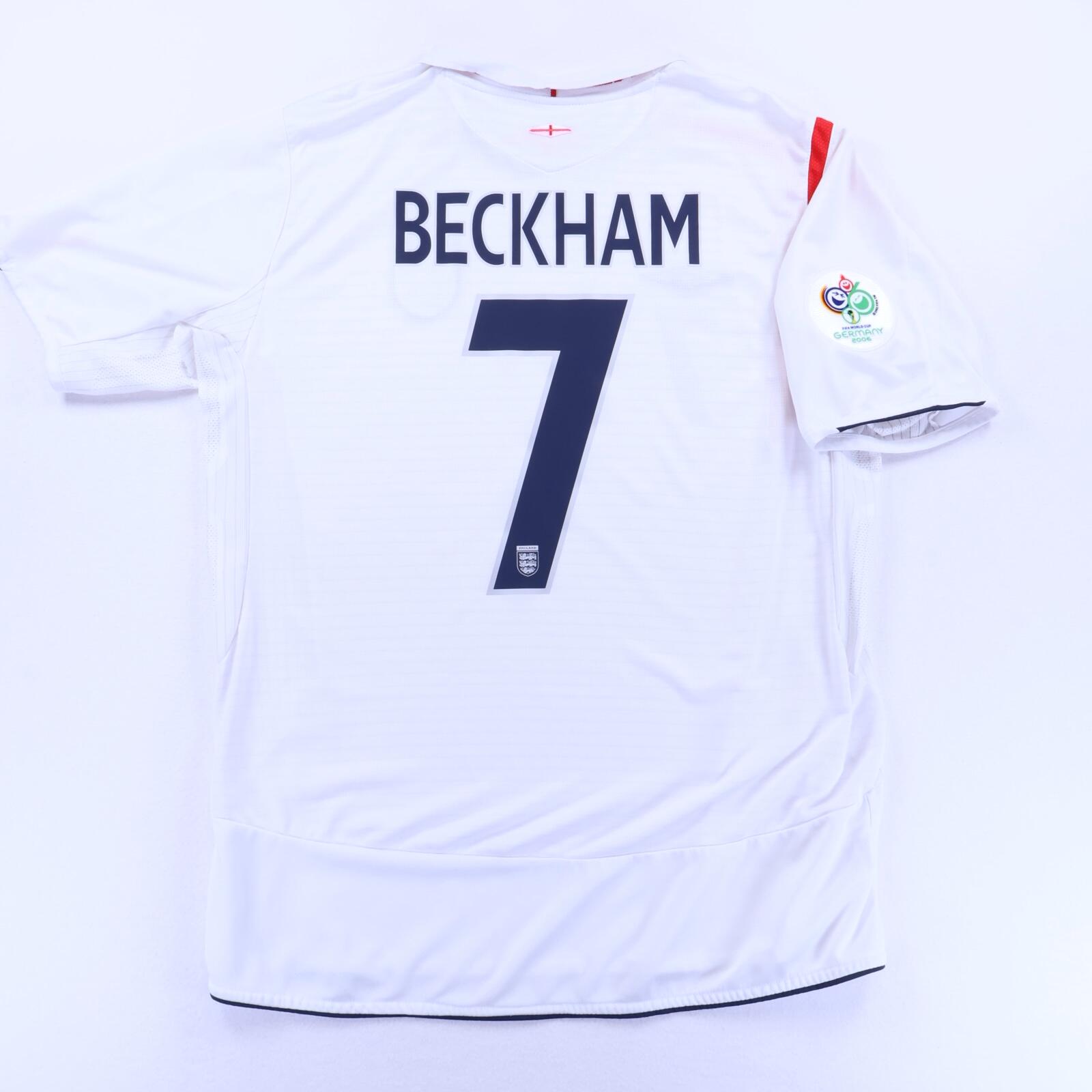 England Beckham #7 2005/07 Home Shirt - XL
