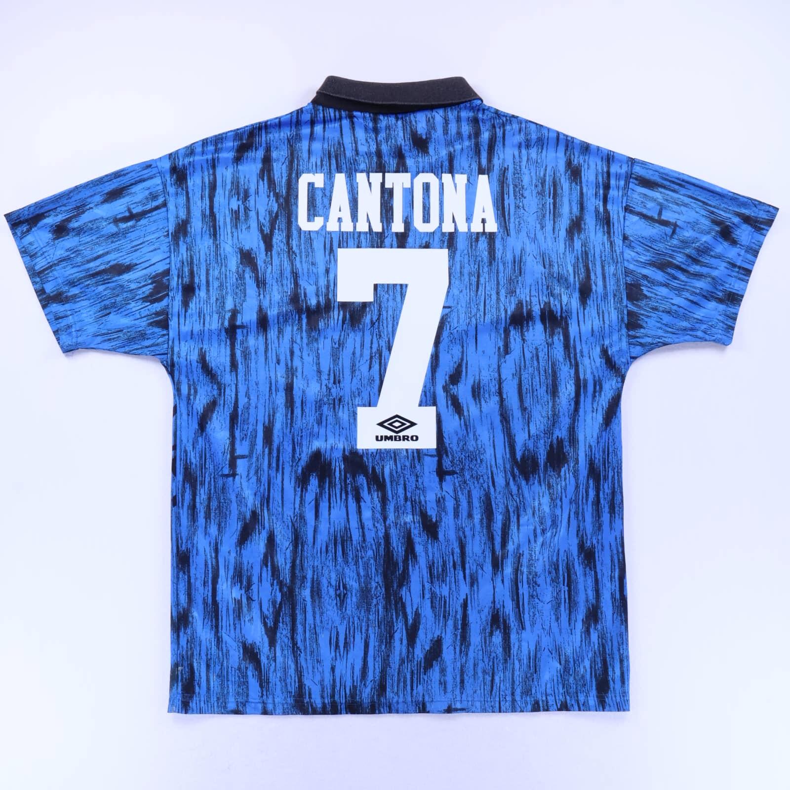 Manchester United Cantona #7 1992/93 Away Shirt - L