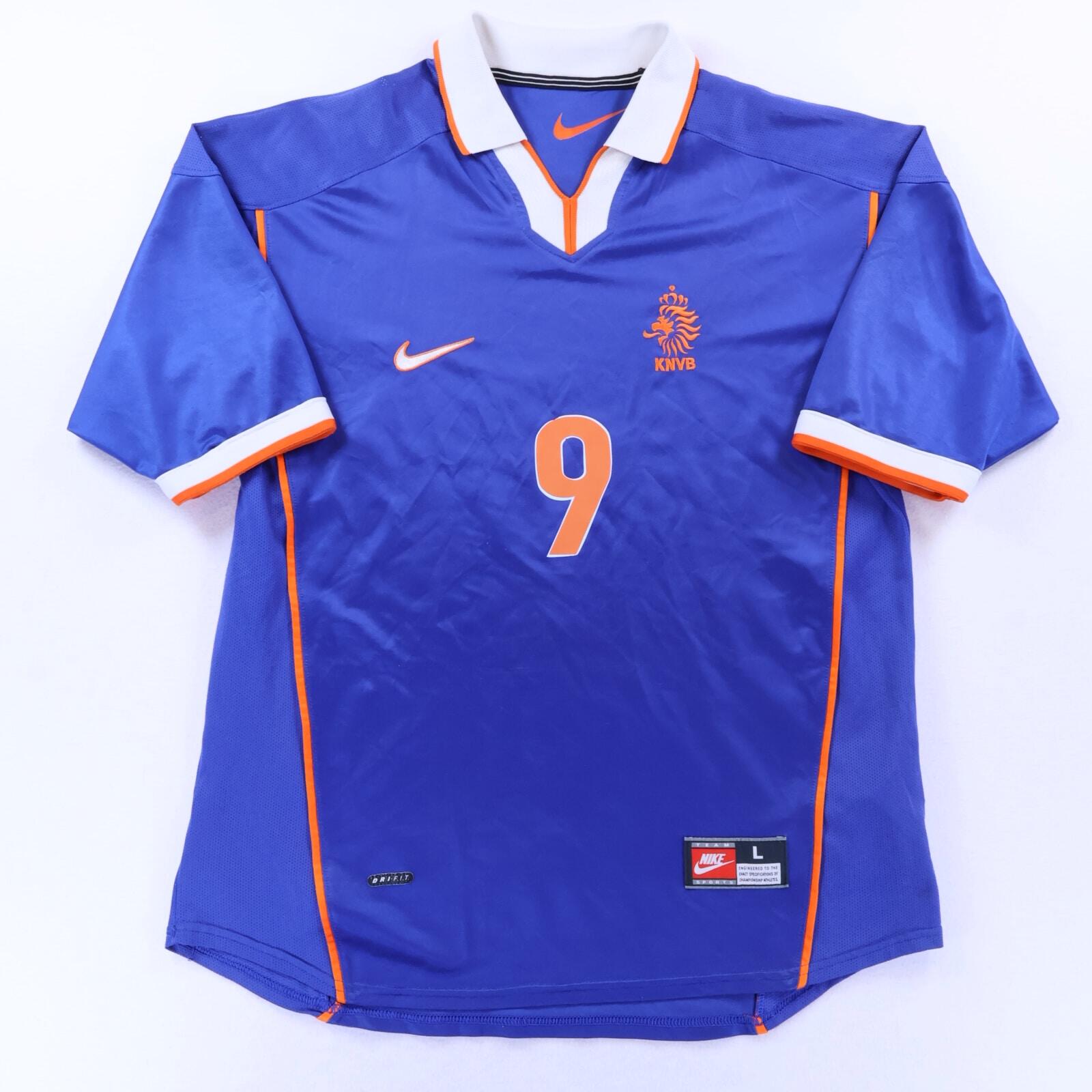 Netherlands Kluivert #9 1998/00 Away Shirt - L
