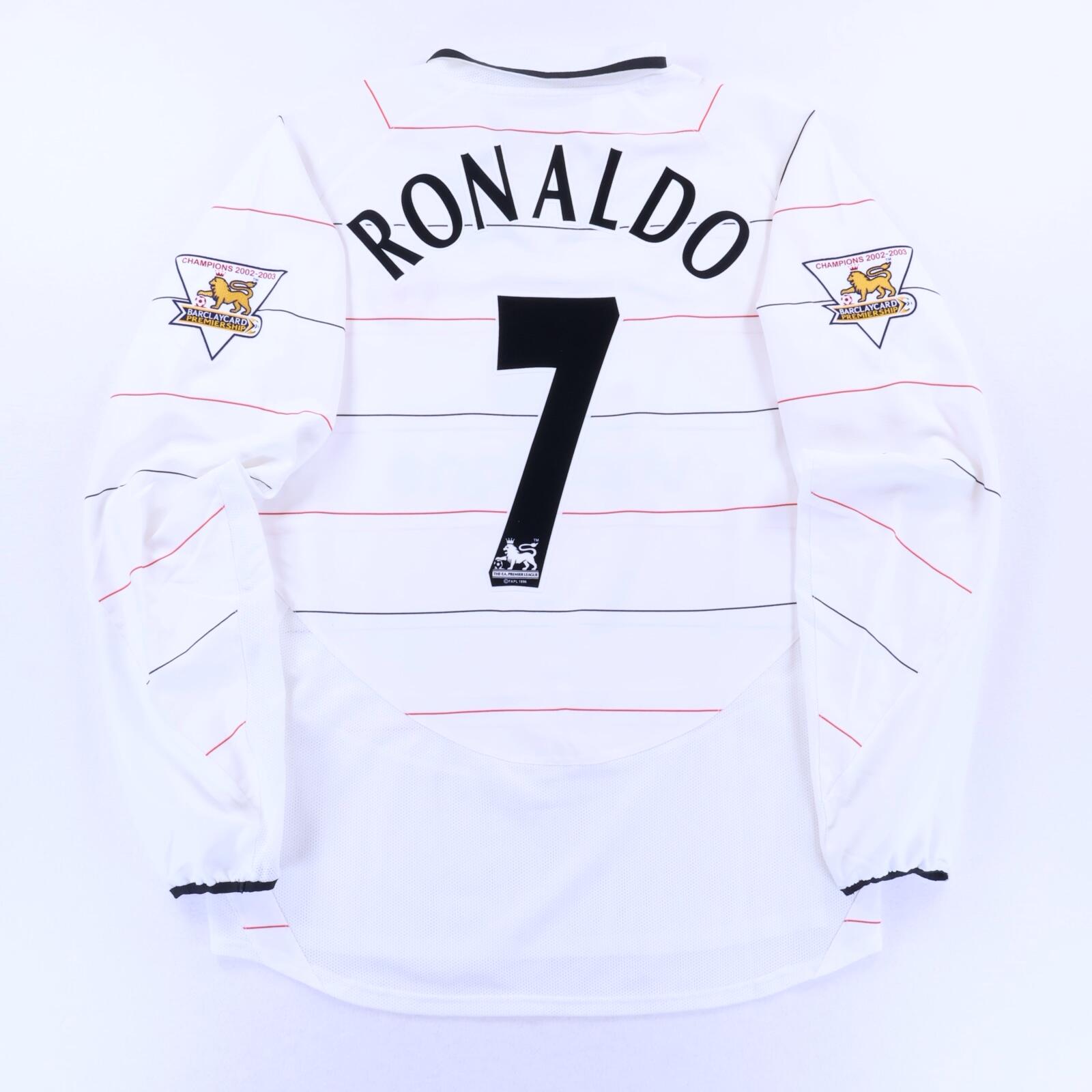 マンチェスターユナイテッド　2003-05 third ロナウド　CR7 ユニ Manchester United Ronaldo #7 2003/05 Third Shirt - L