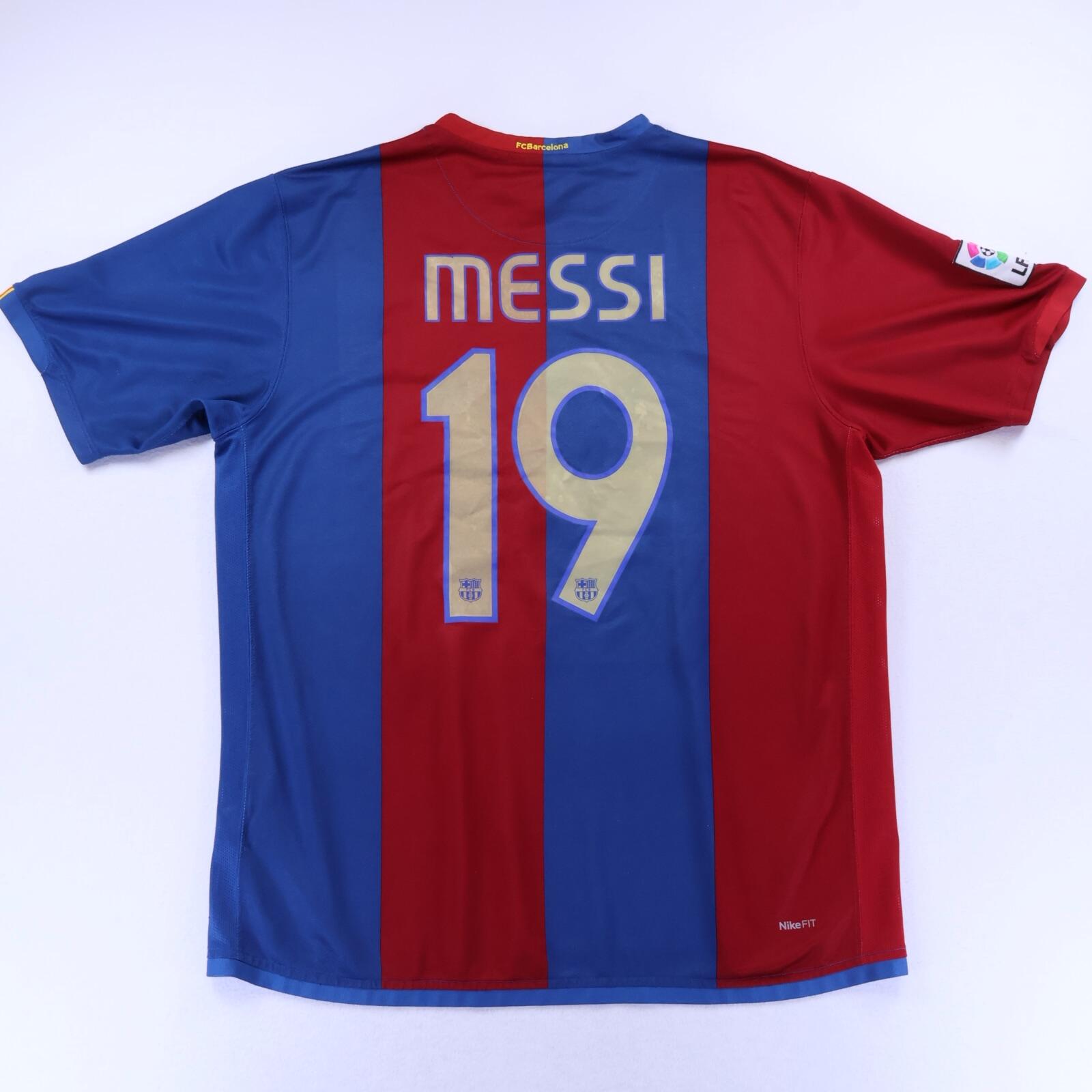 FC Barcelona Messi 19番 ユニホーム Barcelona Messi #19 2006/07 Home Shirt - XL