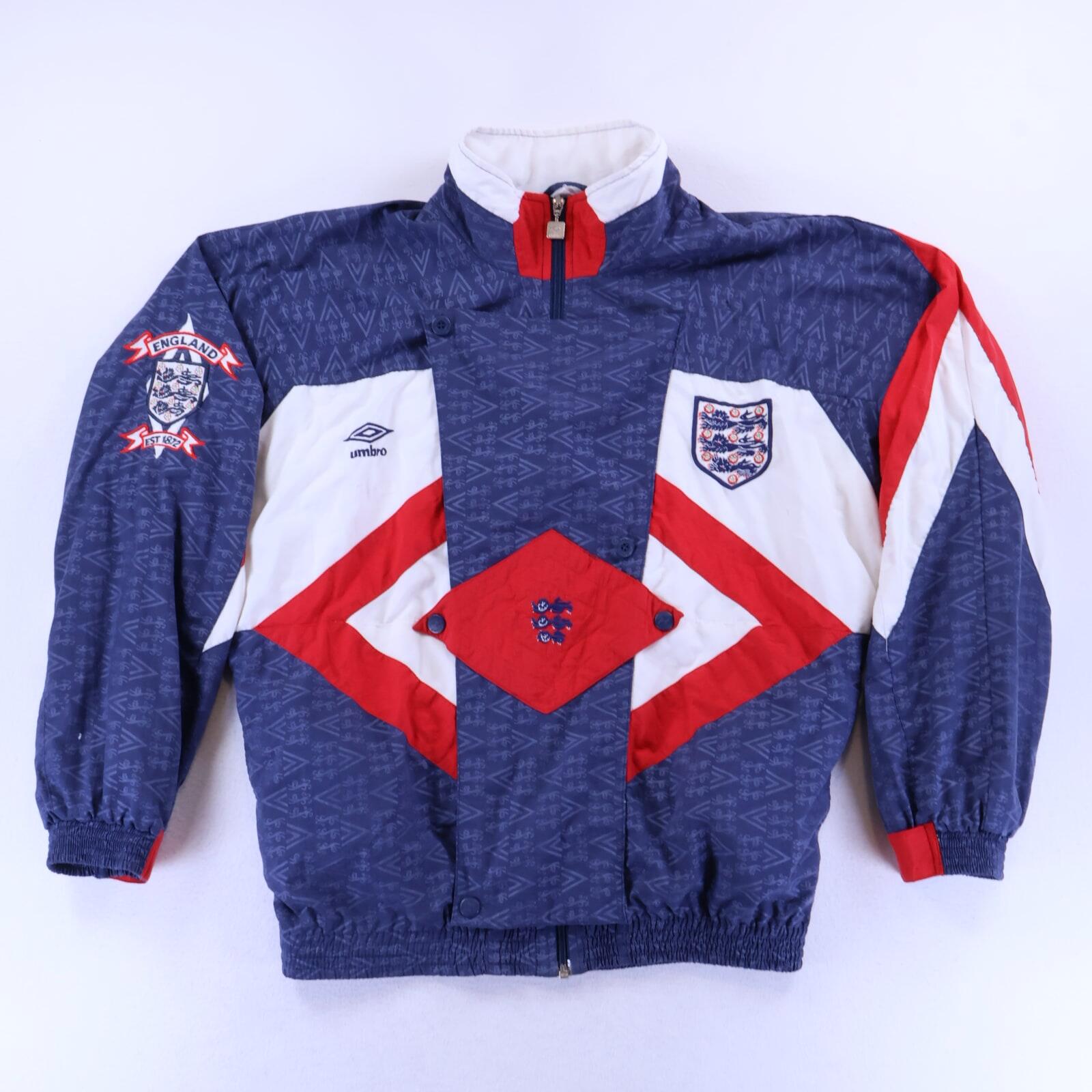 ウェア UMBRO England national team XLsize England 1990/92 Full Tracksuit - XS