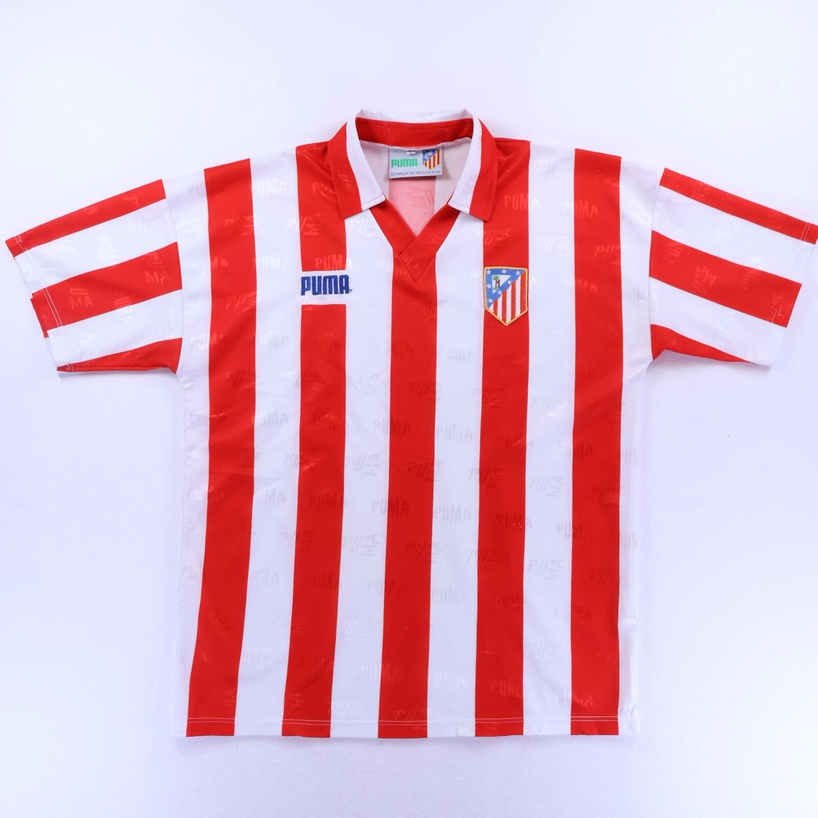 Atlético De Madrid 1992/93 Home Shirt - L- FRONT