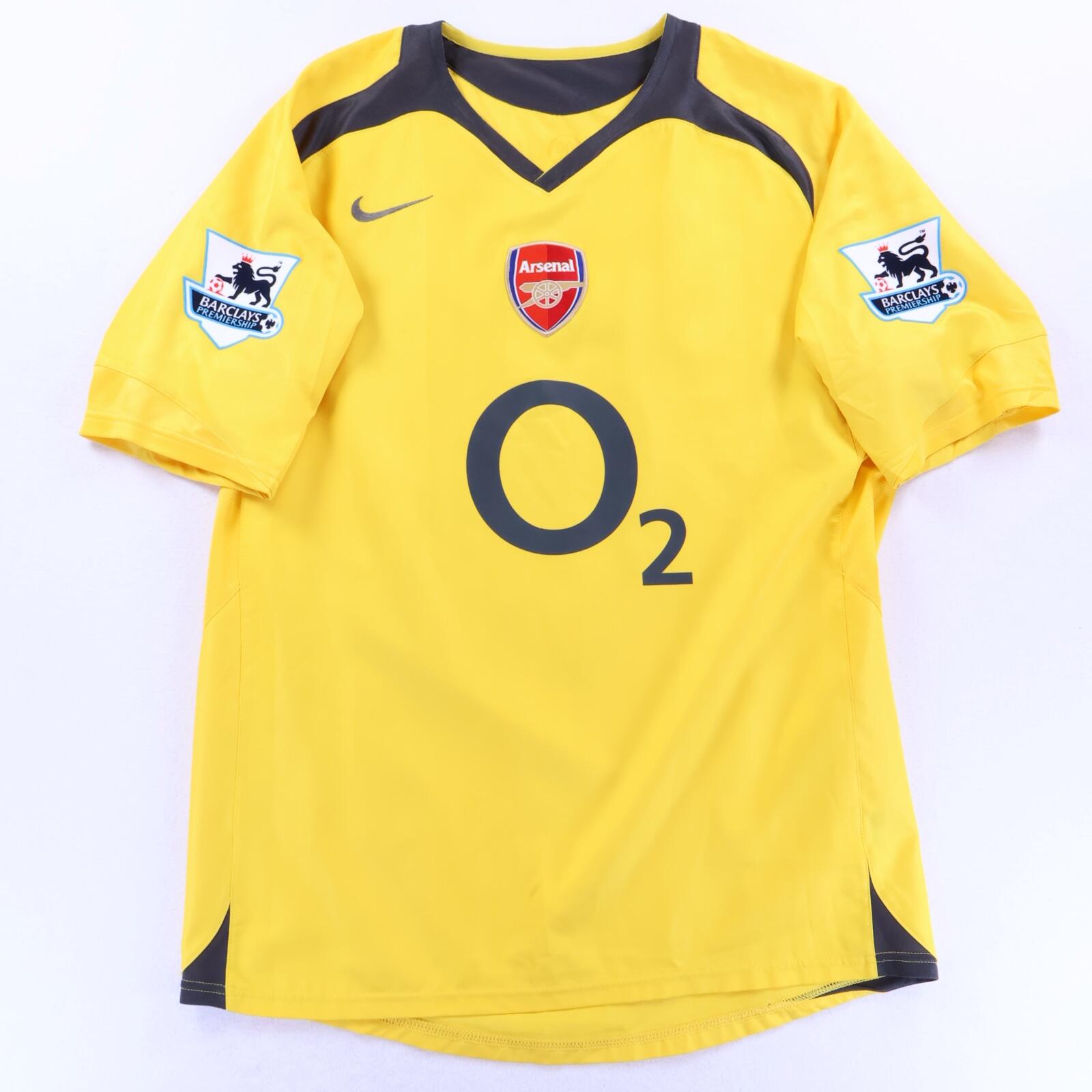 【正規品】ARSENAL AWAY 2005/2006 HENRY 14 Arsenal Henry #14 2005/06 Away Shirt - M