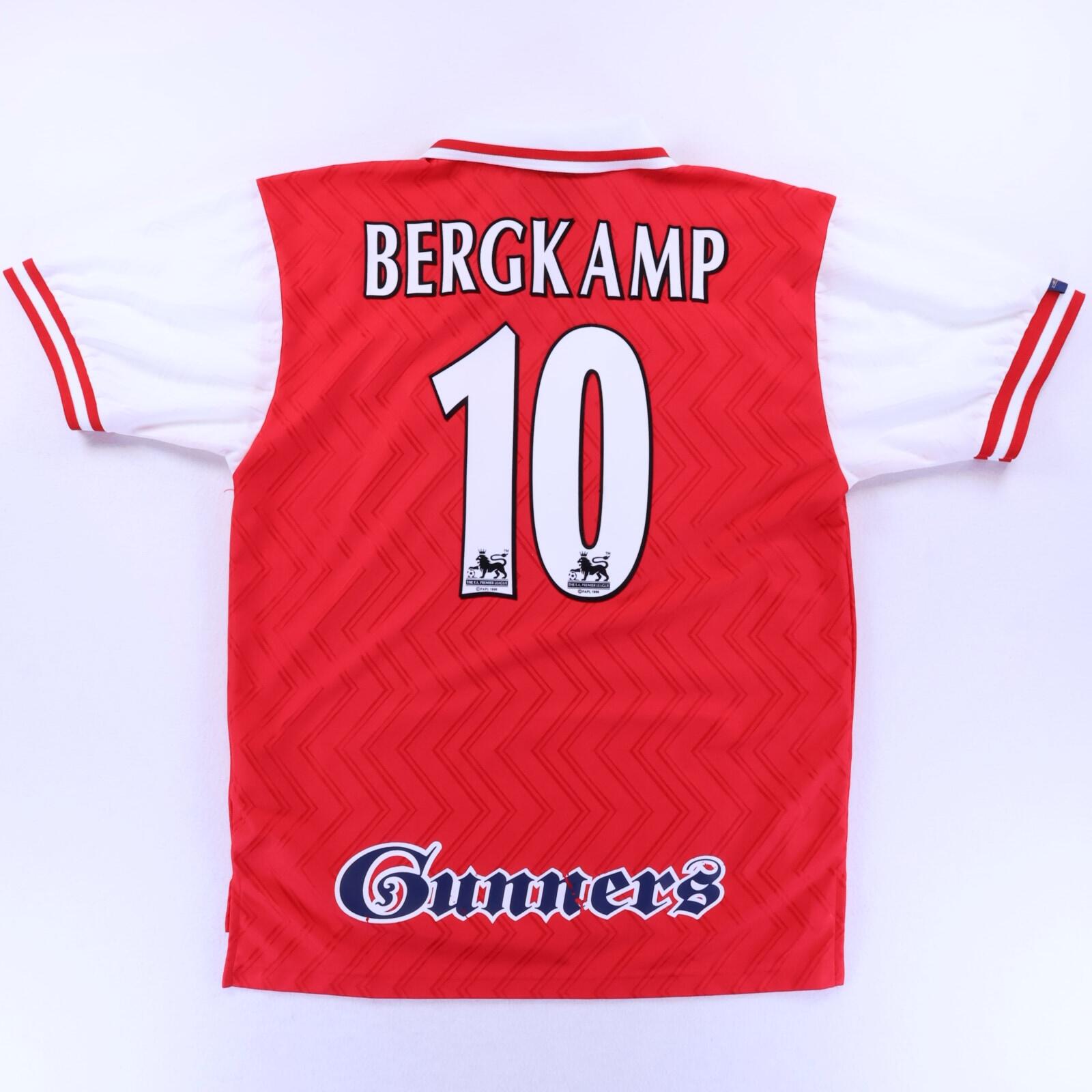 Arsenal Bergkamp #10 1996/98 Home Shirt - L