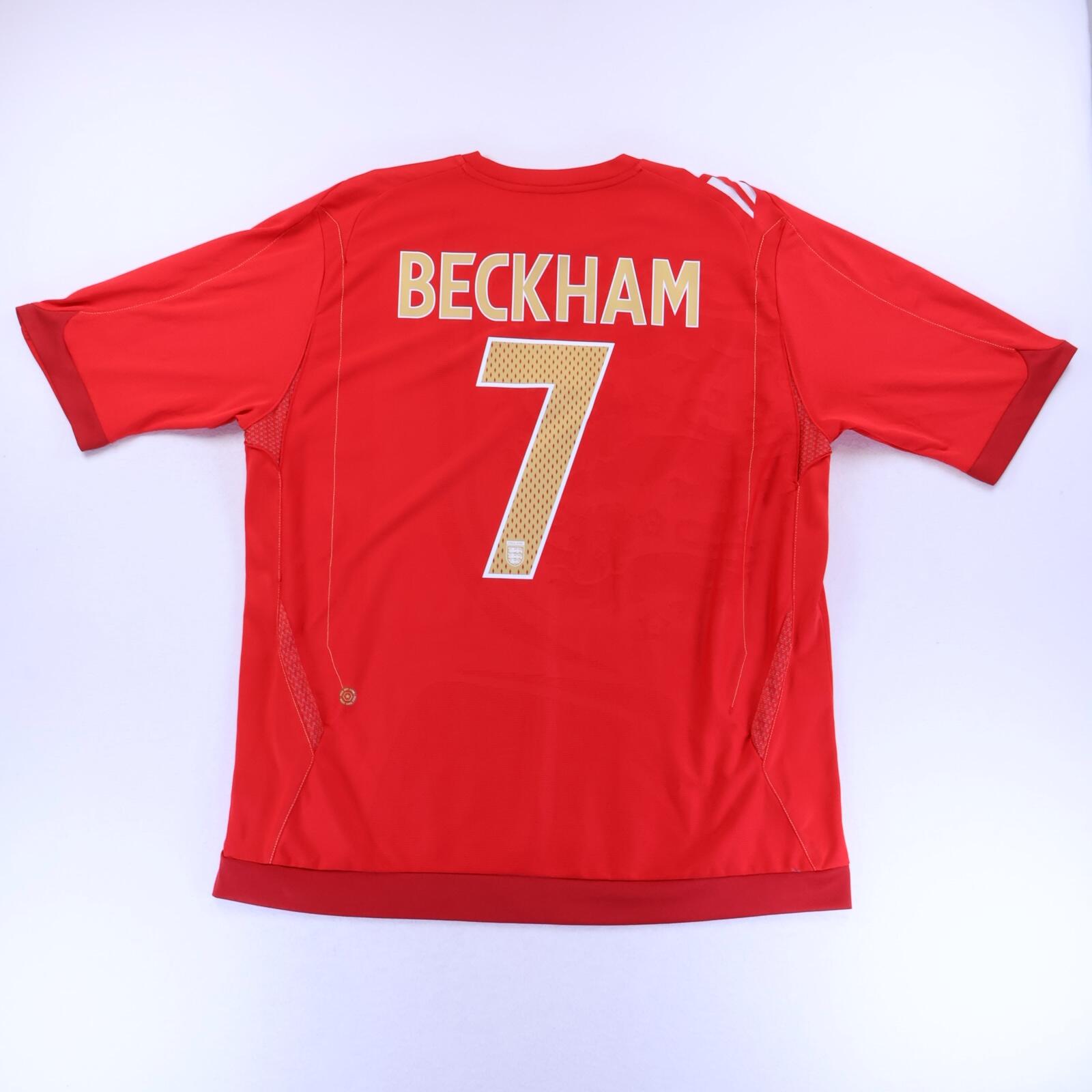 England Beckham #7 2006/08 Away Shirt - 2XL England Beckham #7 2006/08 Away Shirt - 2XL