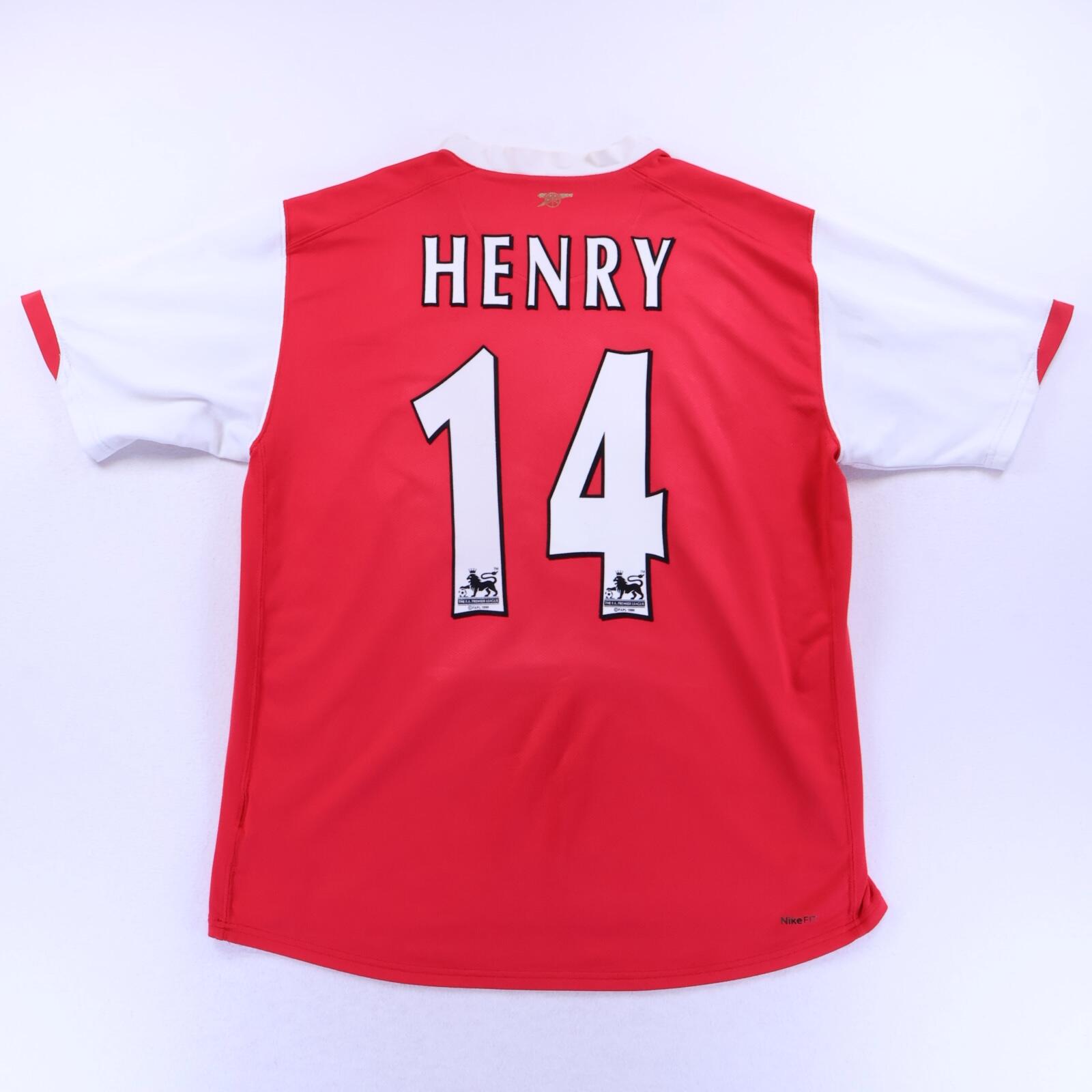 Arsenal Henry #14 2006/08 Home Shirt - L