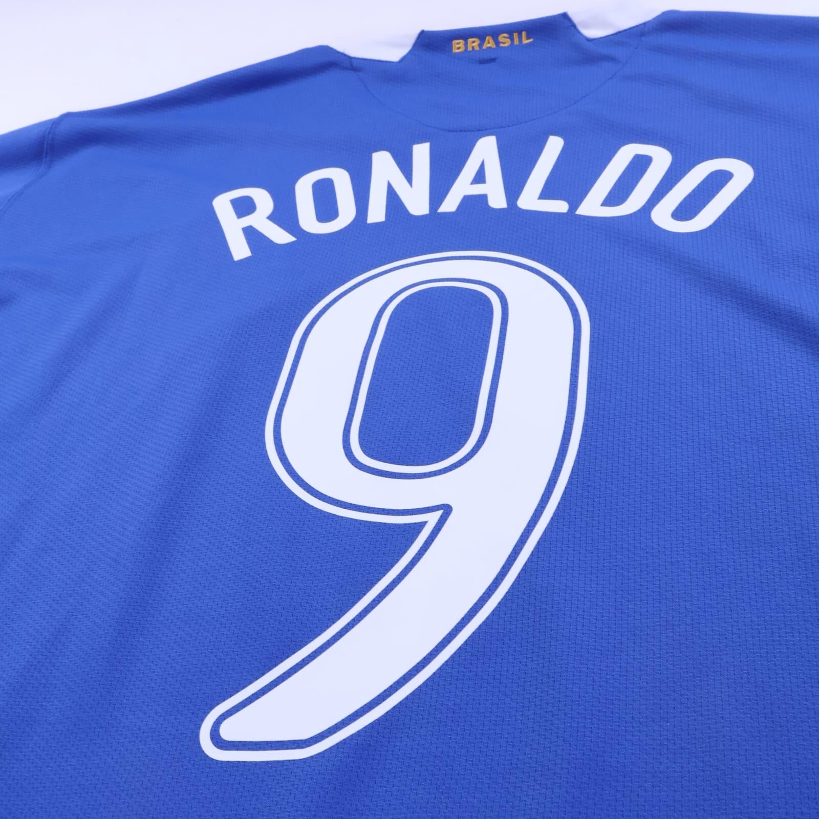 Brazil Ronaldo #9 2006/07 Away Shirt - XL